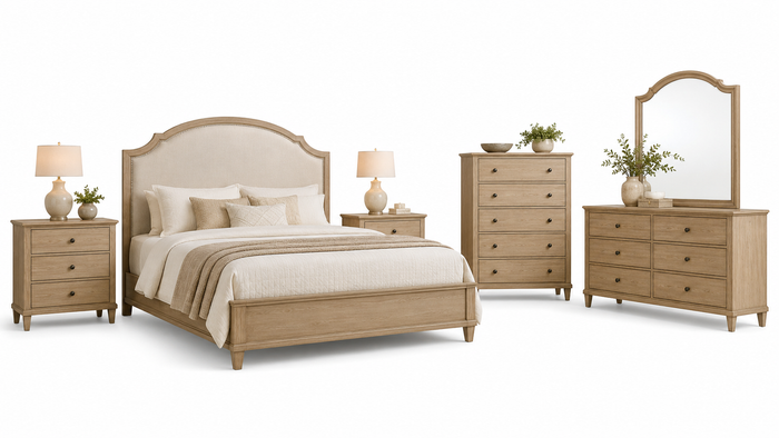 modern coordinated bedroom furniture set