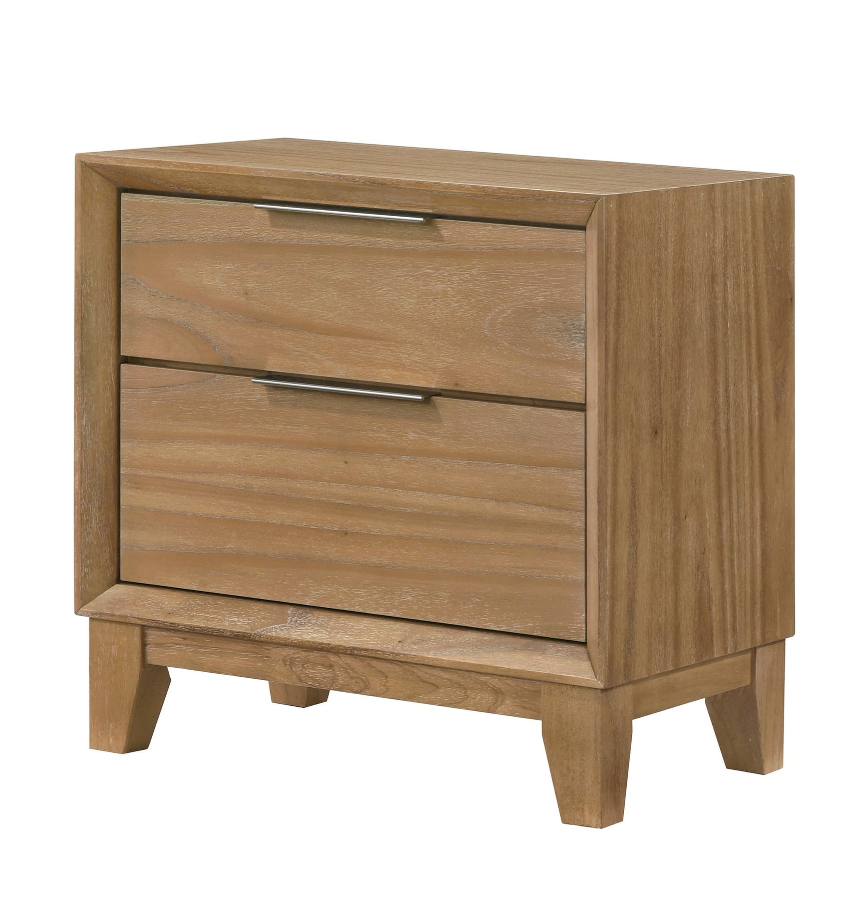 Florian Light Brown Nightstand front view
