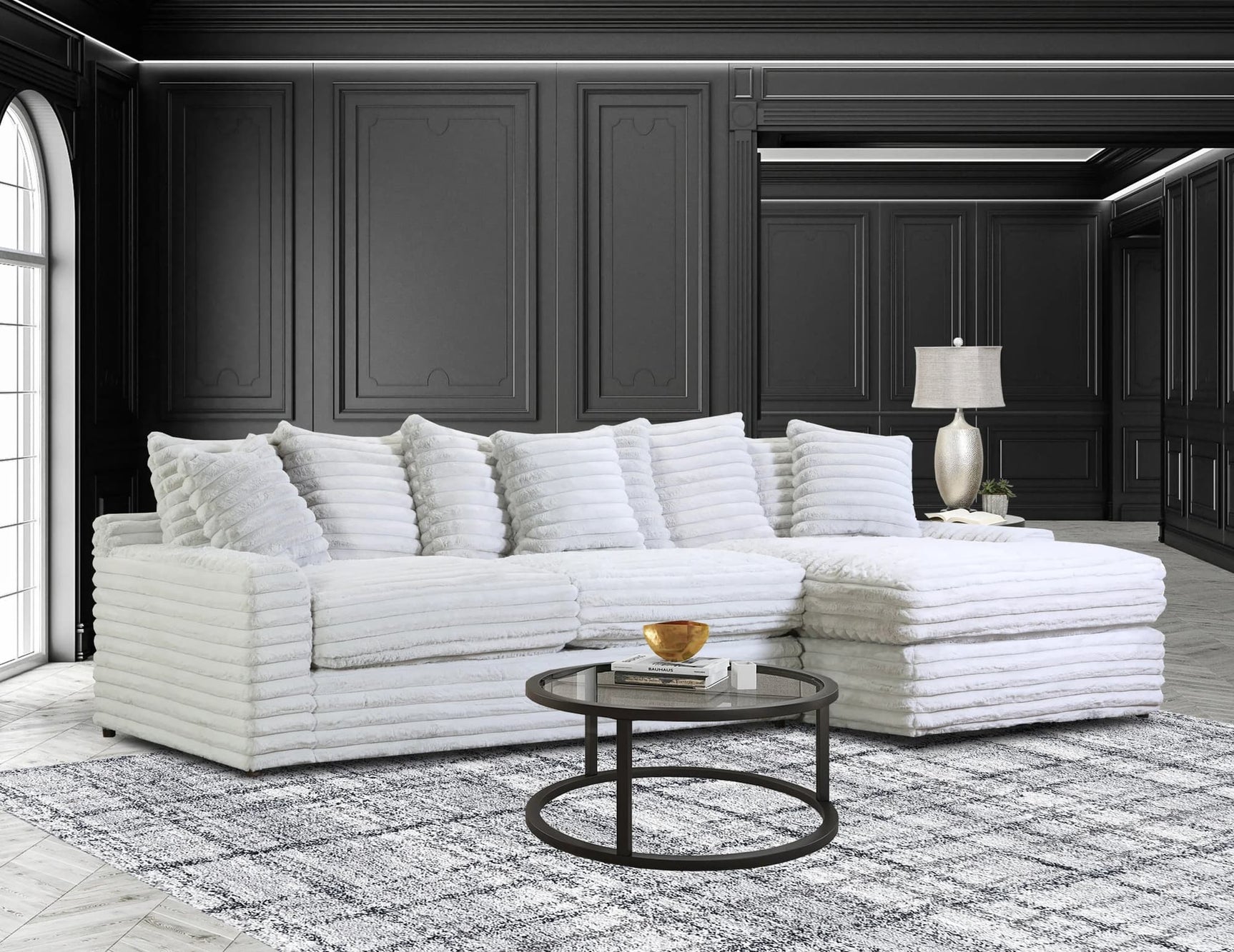 Julia Fog sectional sofa main view