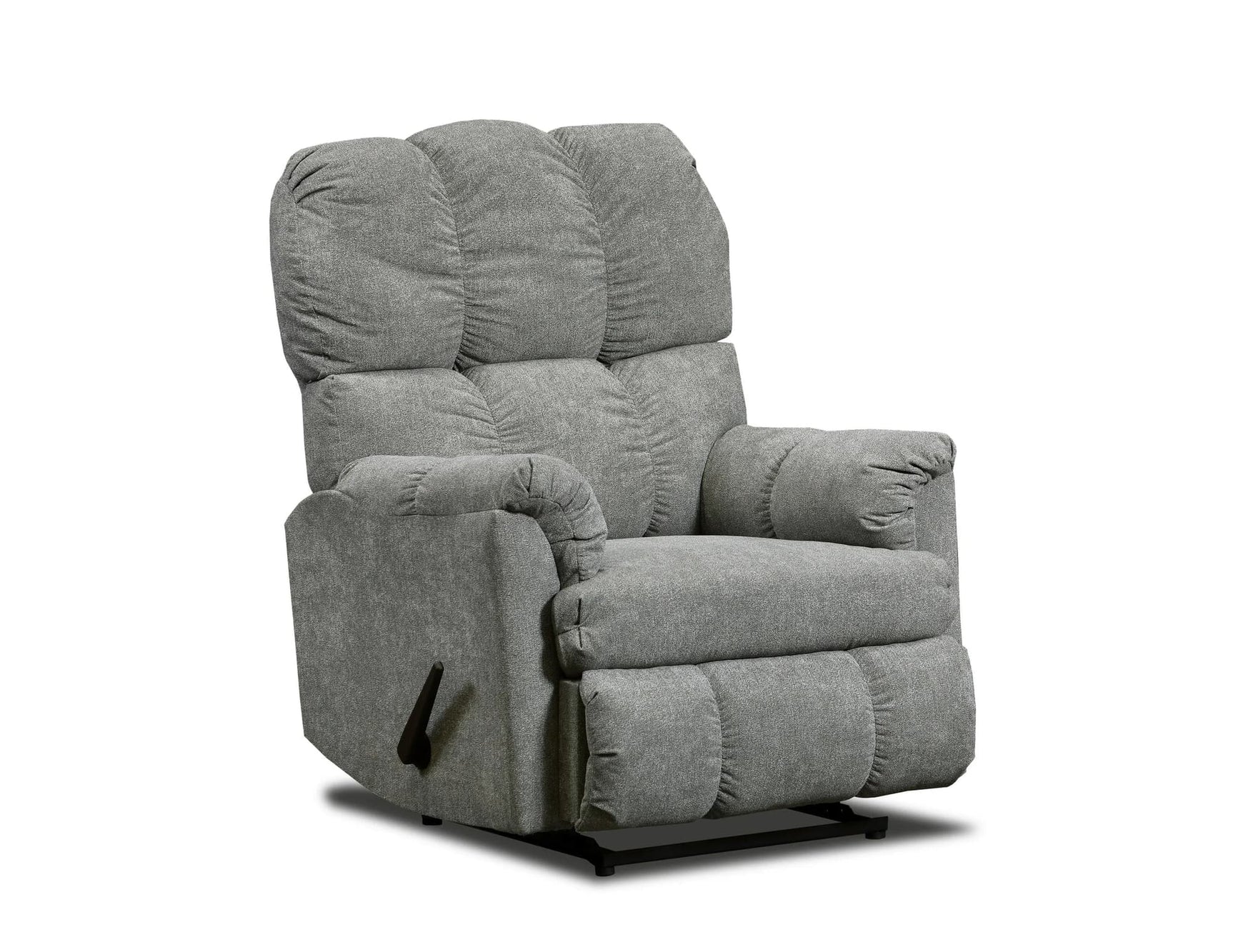 Venus Gray Recliner chair angled view