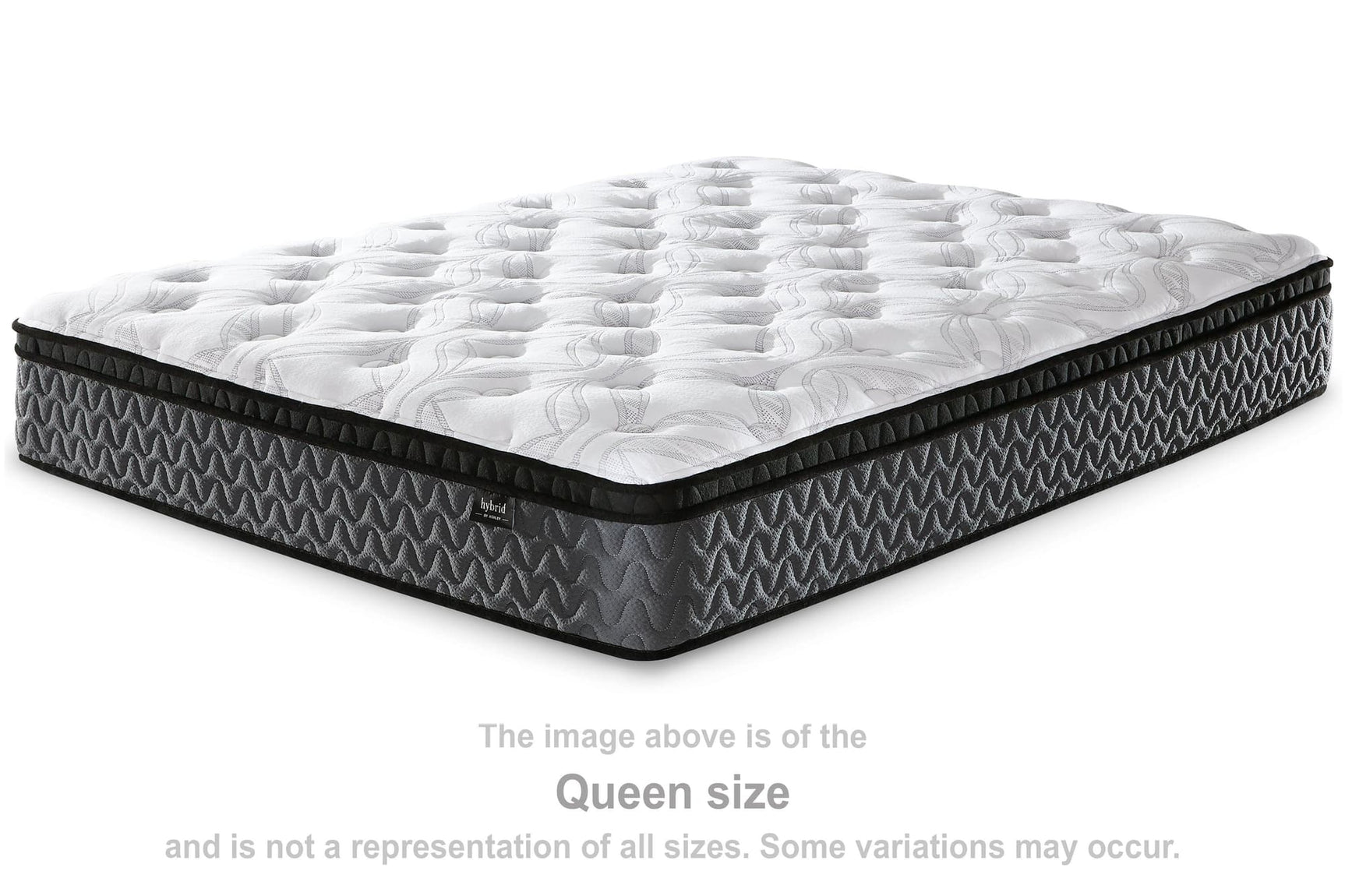 12 Inch Pocketed Hybrid Full Mattress by Ashley - front view