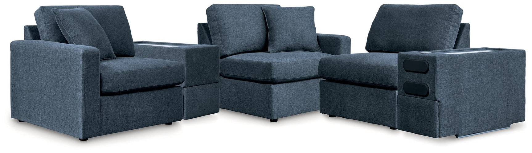 Main view of Modmax Ink 5-Piece Sectional Sofa with Audio System