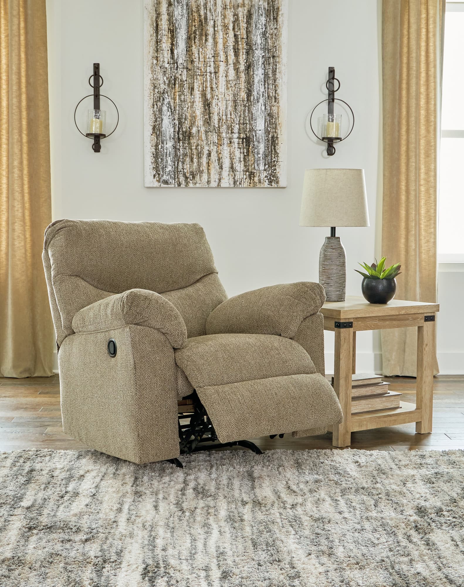 Alphons Briar Reclining Sofa front view