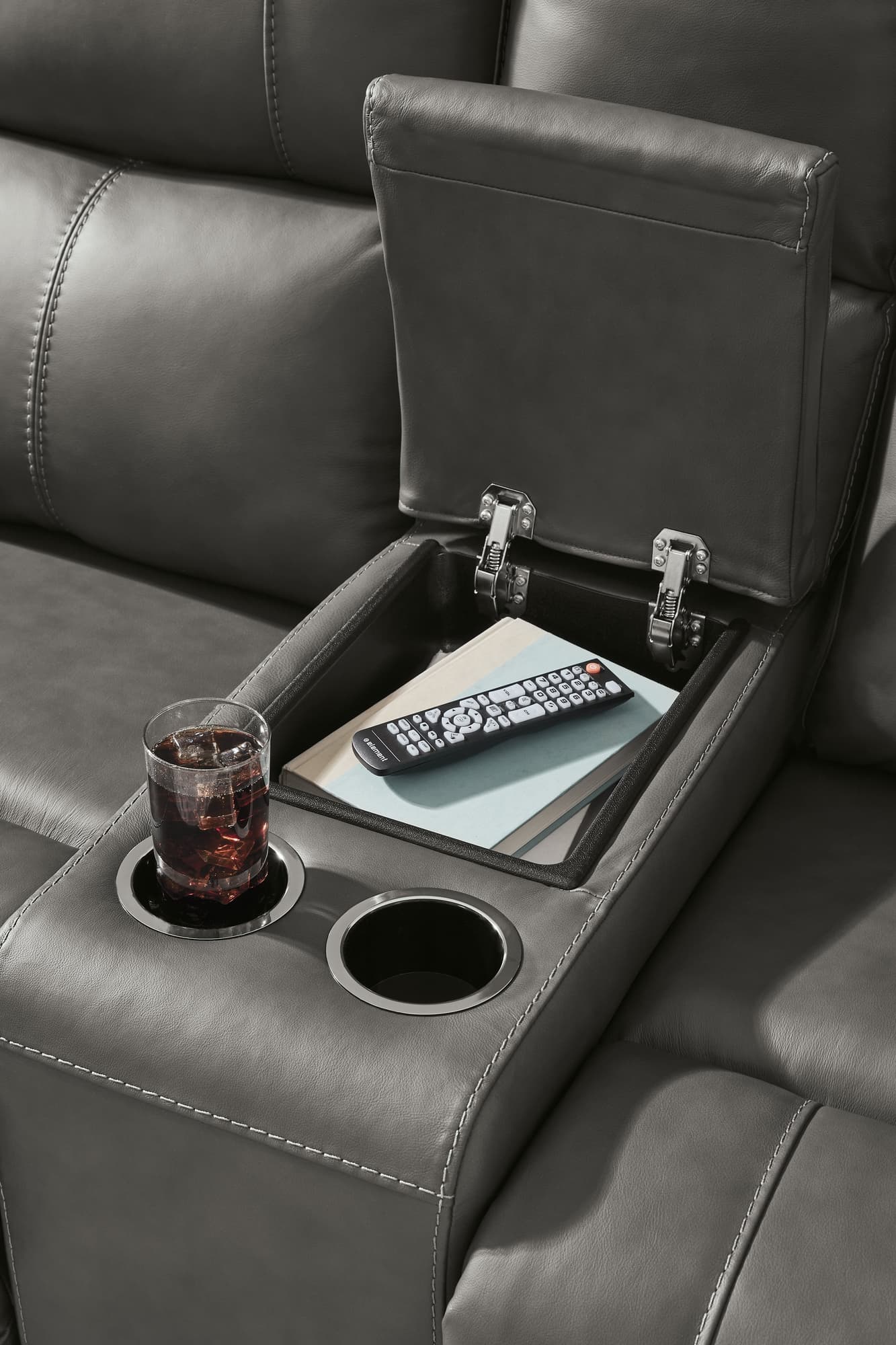 Bleckley Anchor power reclining sofa front view