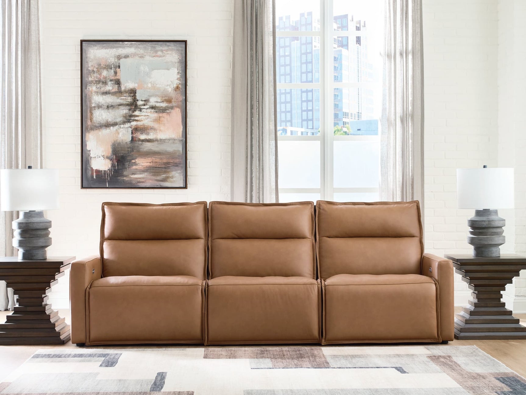 Floymour Multi Abstract Wall Art front view