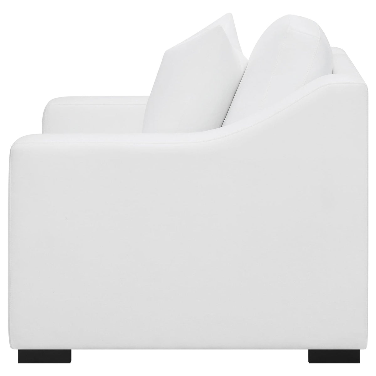 Ashlyn Upholstered Sloped Arm Accent Chair White — product image 5
