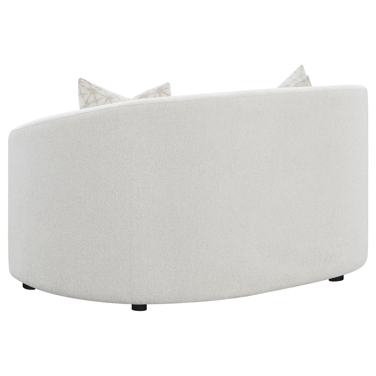 Rainn Boucle Upholstered Sloped Arm Loveseat Latte — product image 6