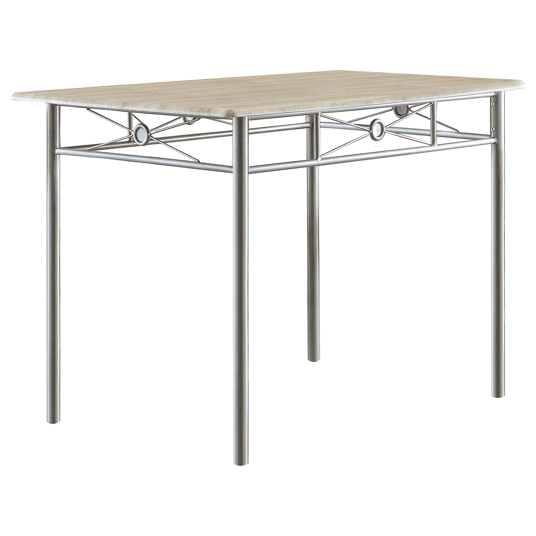 Side angle main view of G100035 Taupe Rectangle Dining Set