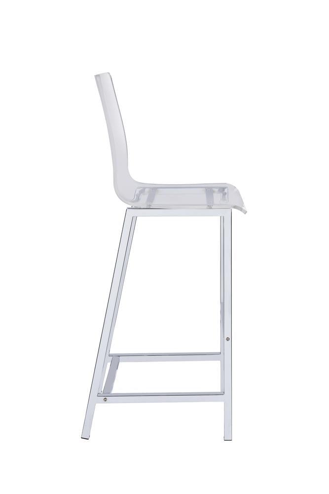 Set of two Juelia bar stools in kitchen setting