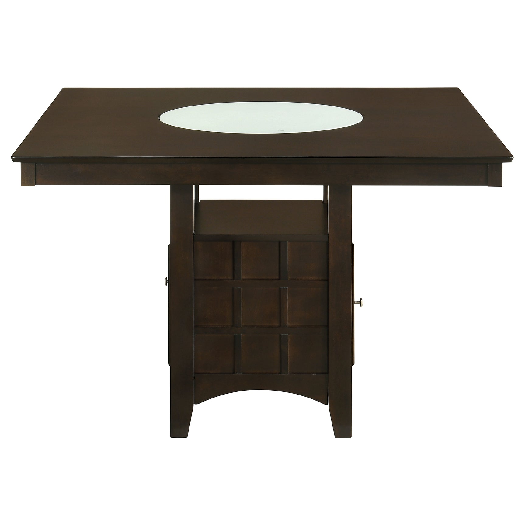 Main view of Gabriel Cappuccino dining table and chairs