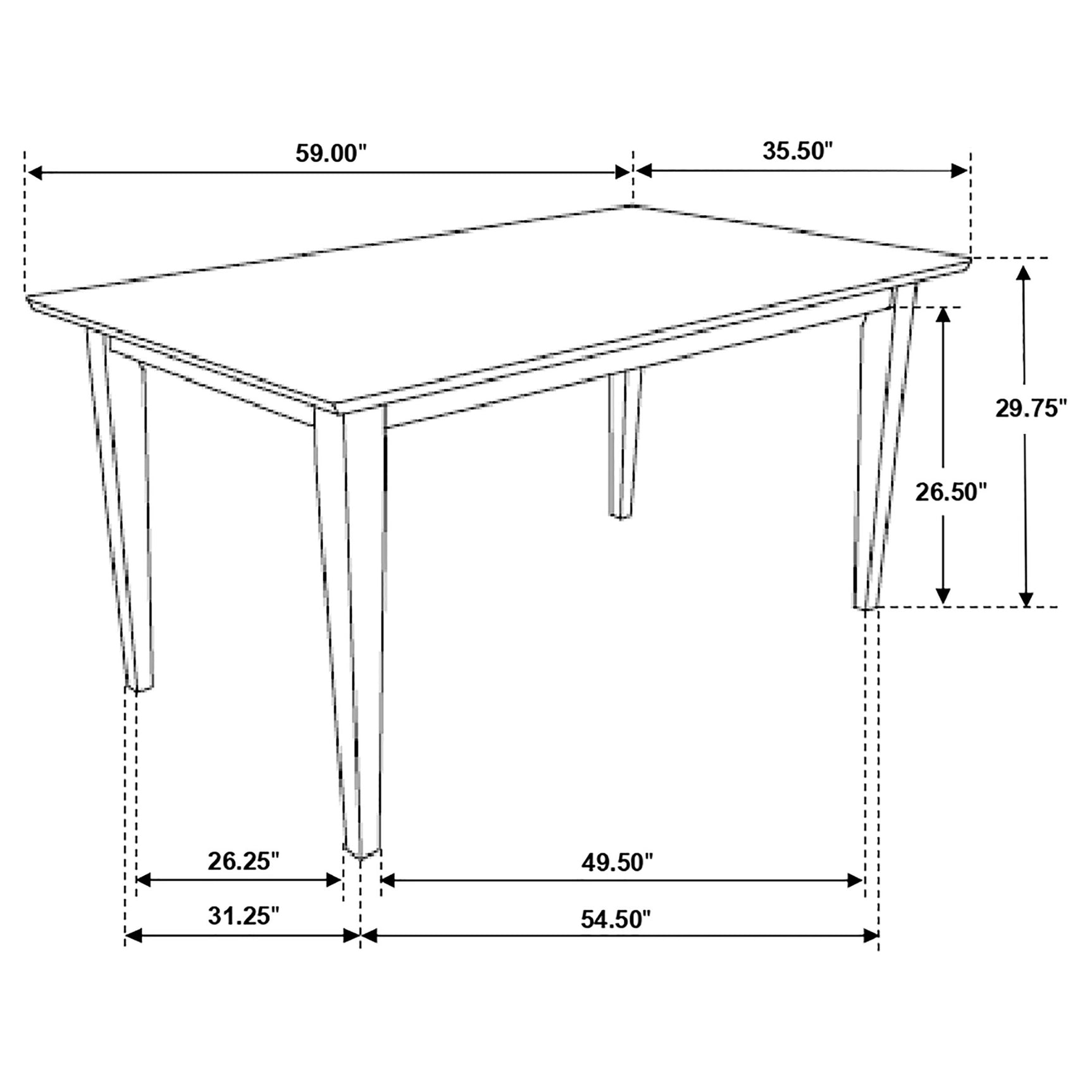 Another room view of the dining set