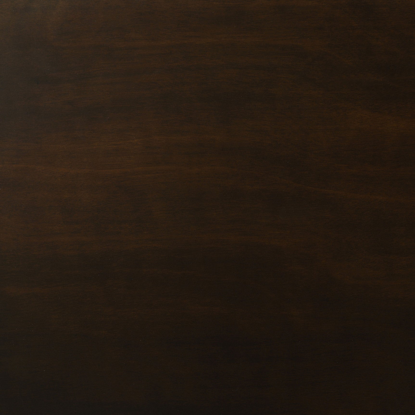 Top view of square dining table