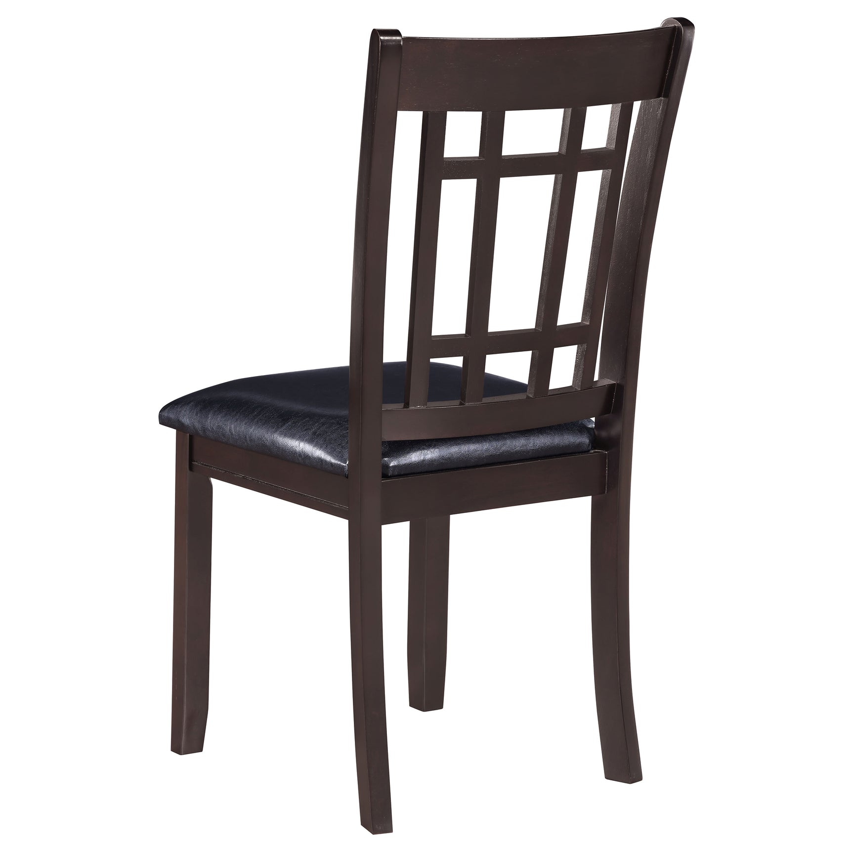 Lavon Espresso Oval Extension Leaf Dining Room Set room view