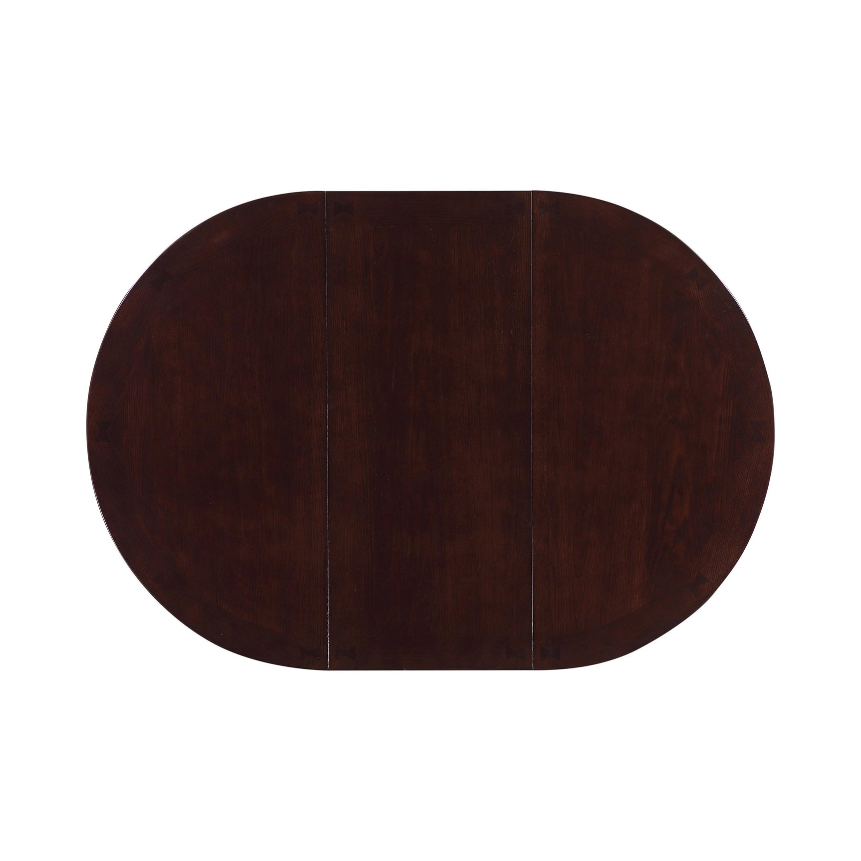 Close-up of Lavon Dining Table storage drawers and wood with metal gear glides