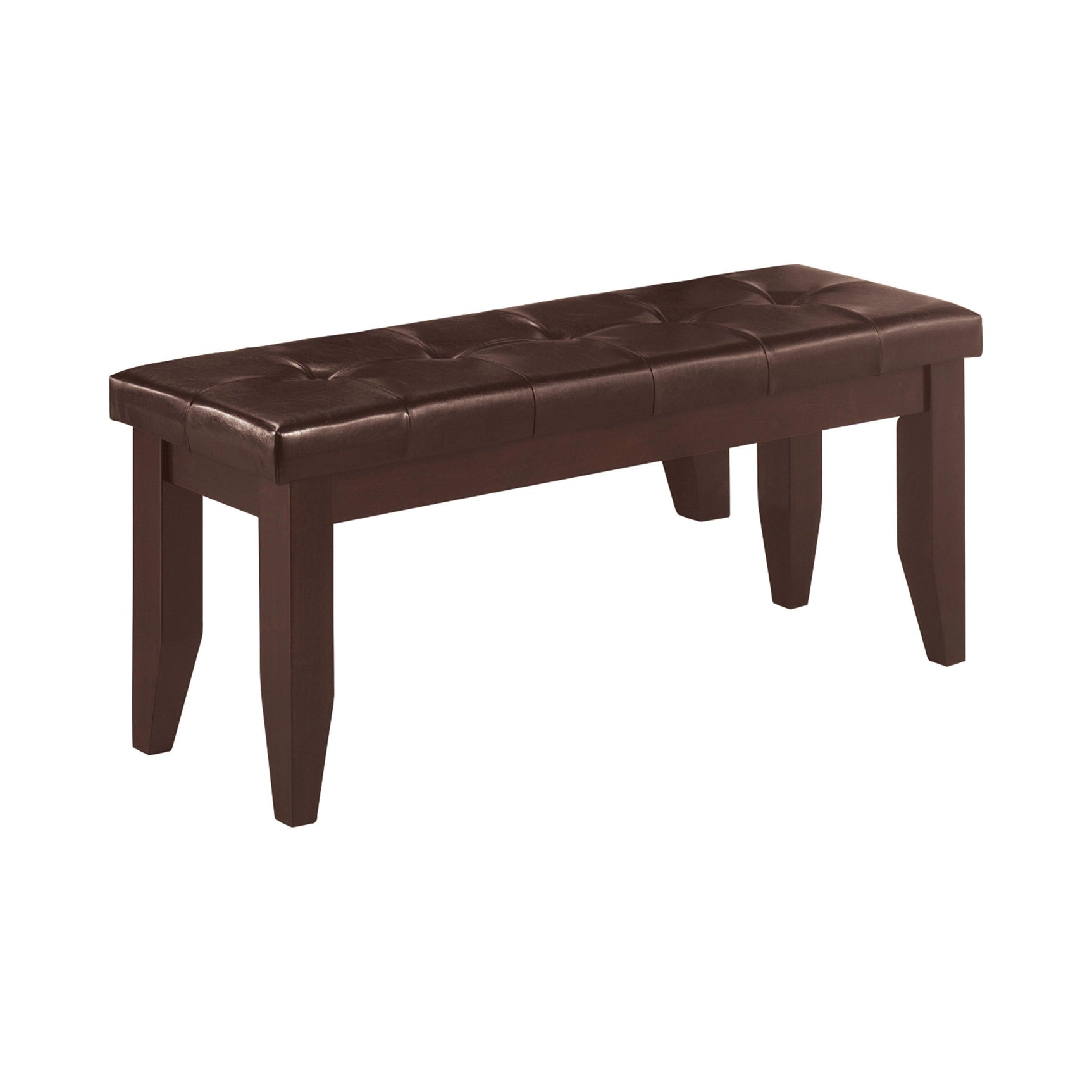 Top view of Dalila rectangular dining table with plank-style surface