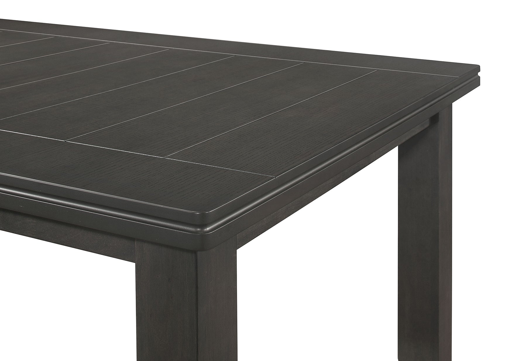Dining table rectangular surface detail