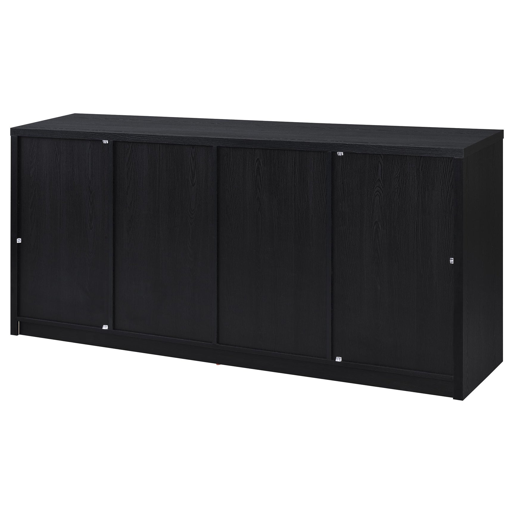 Plastic glides under Riva sideboard for floor protection