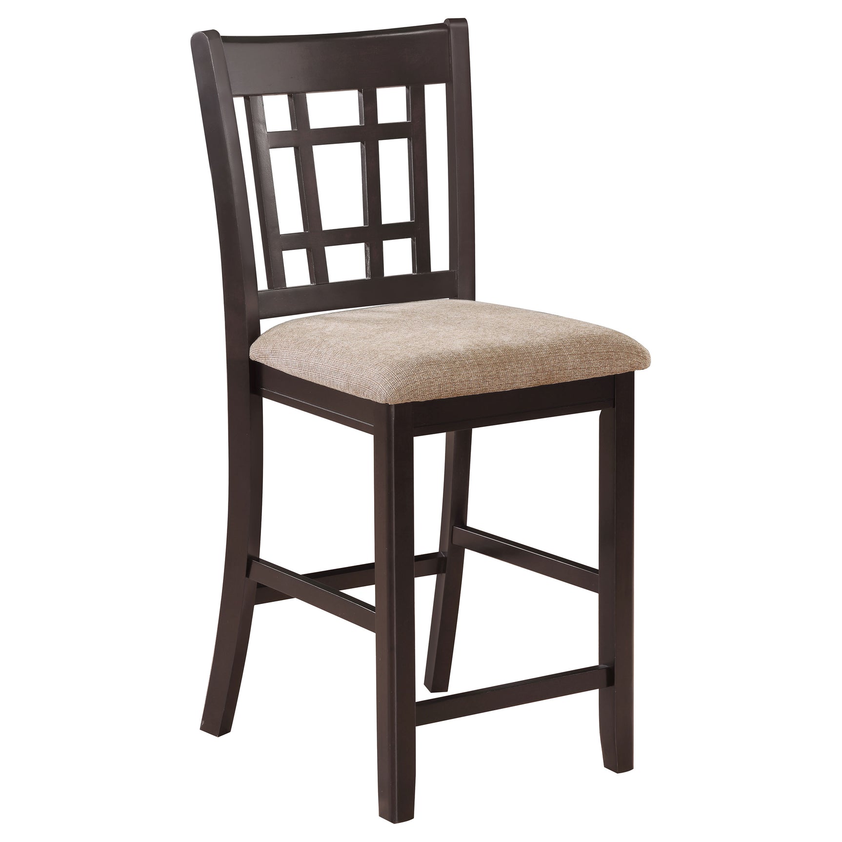 Close-up of chair upholstery and frame