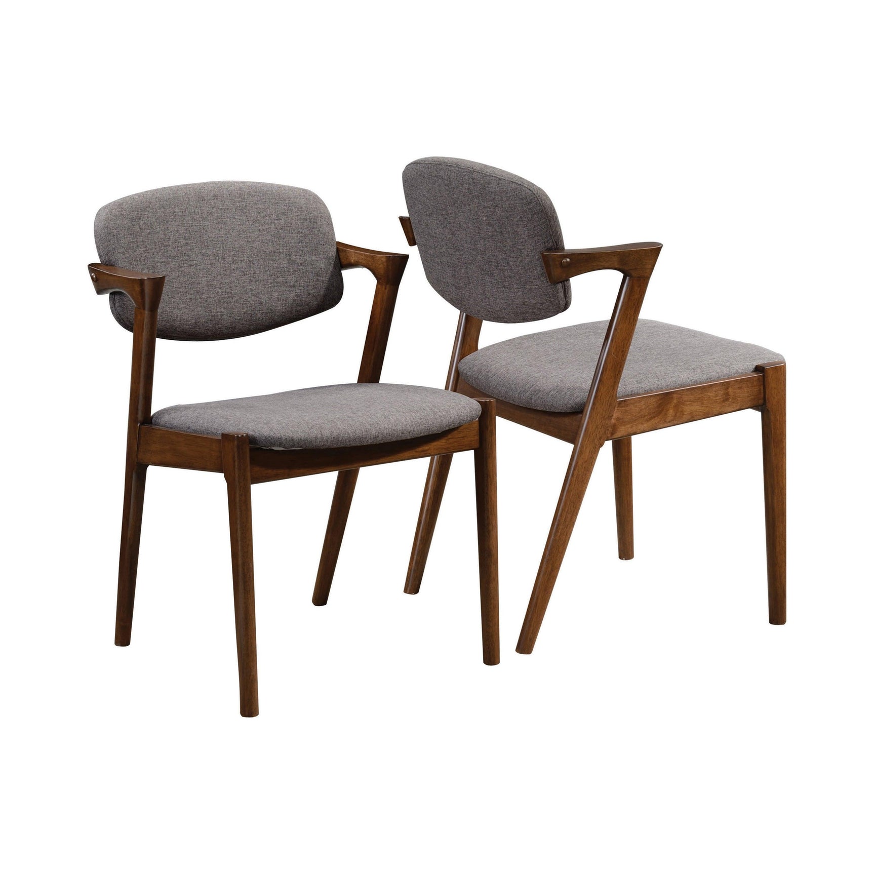 Malone Rectangular Dining Table dark walnut side view