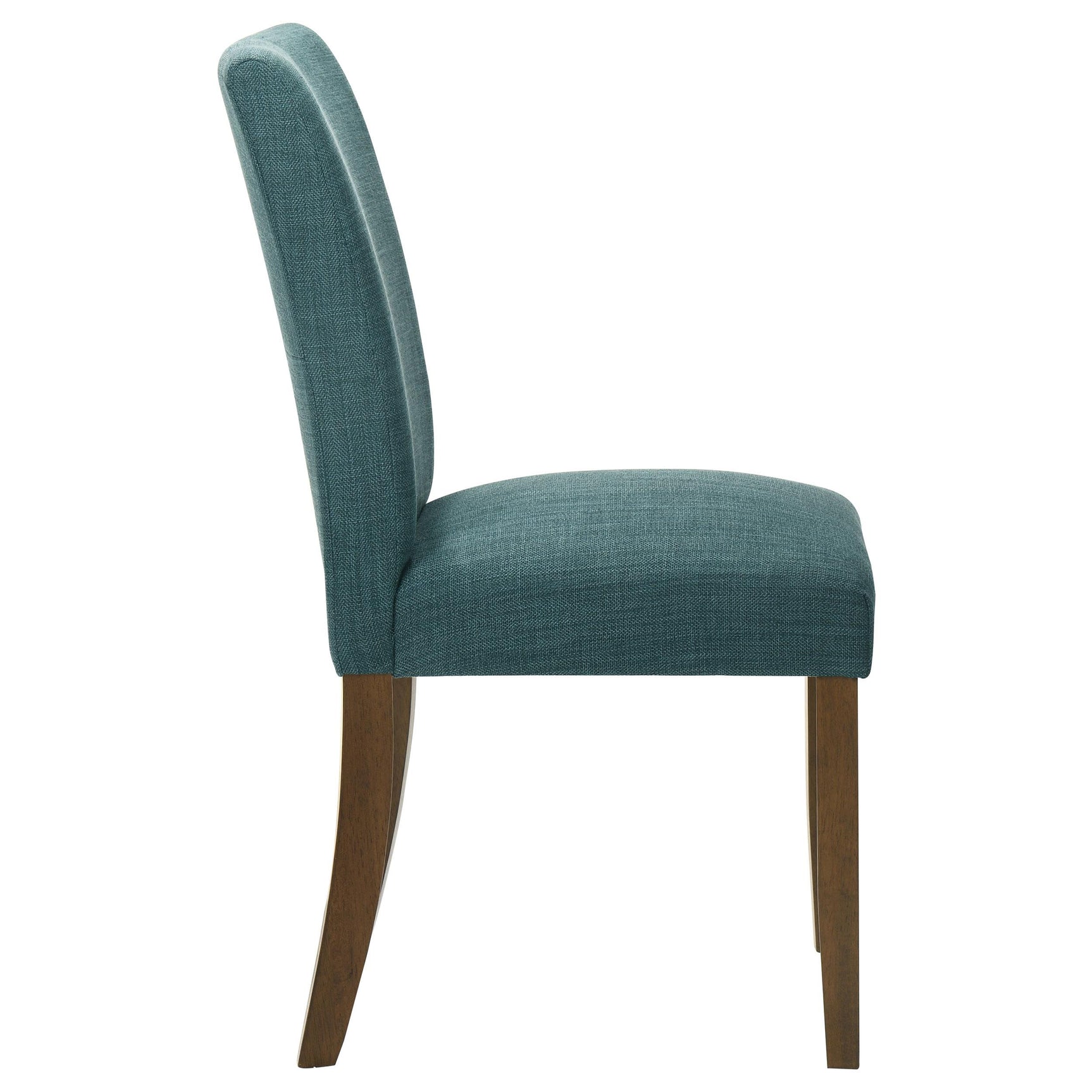 Cantley Upholstered Dining Side Chair Blue set, front angle