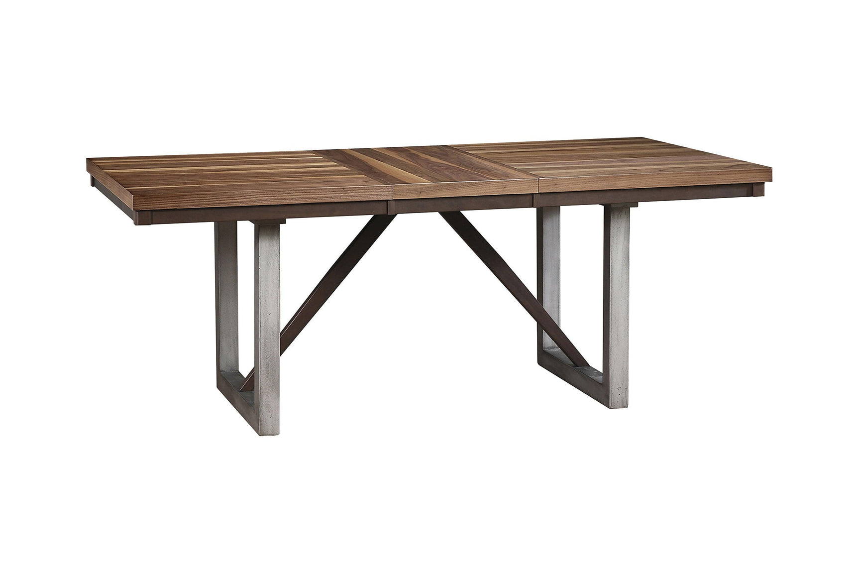 Back view highlighting espresso finish and curved legs of Spring Creek Chair