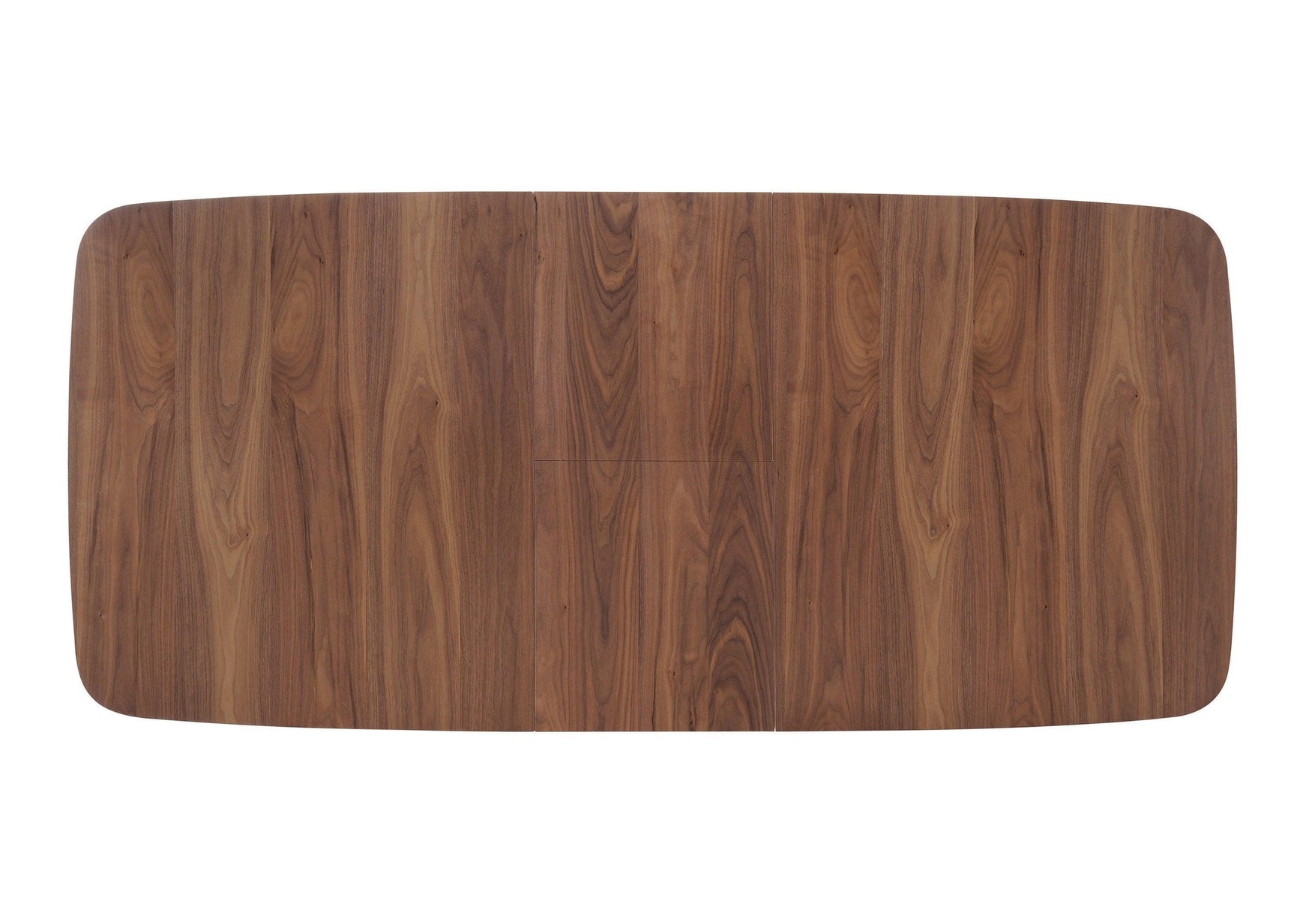 Close-up of Redbridge dining table butterfly leaf extension mechanism