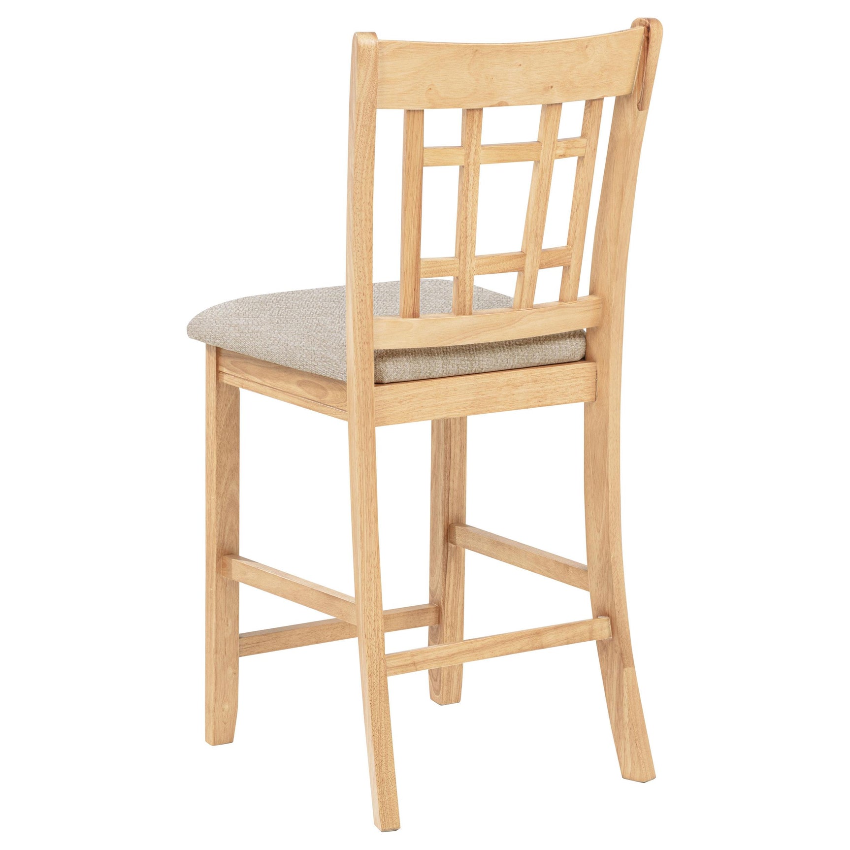 Top view of seat cushion and chair frame