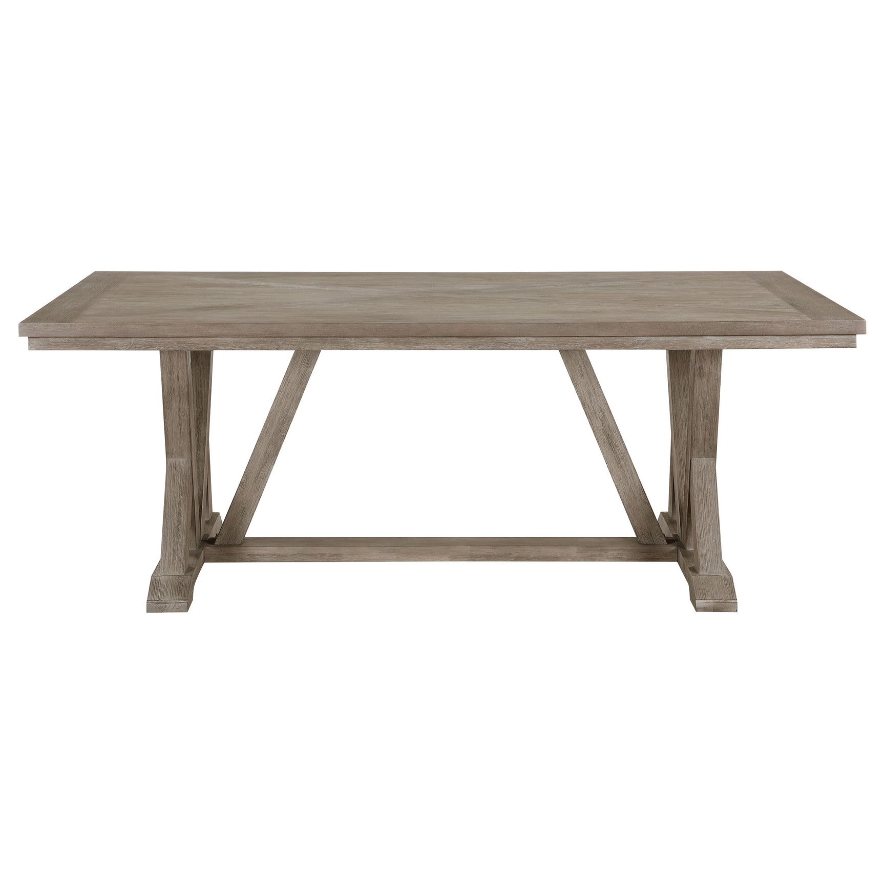 room view of Cornelia Coastal Grey Rectangular Dining Room Set