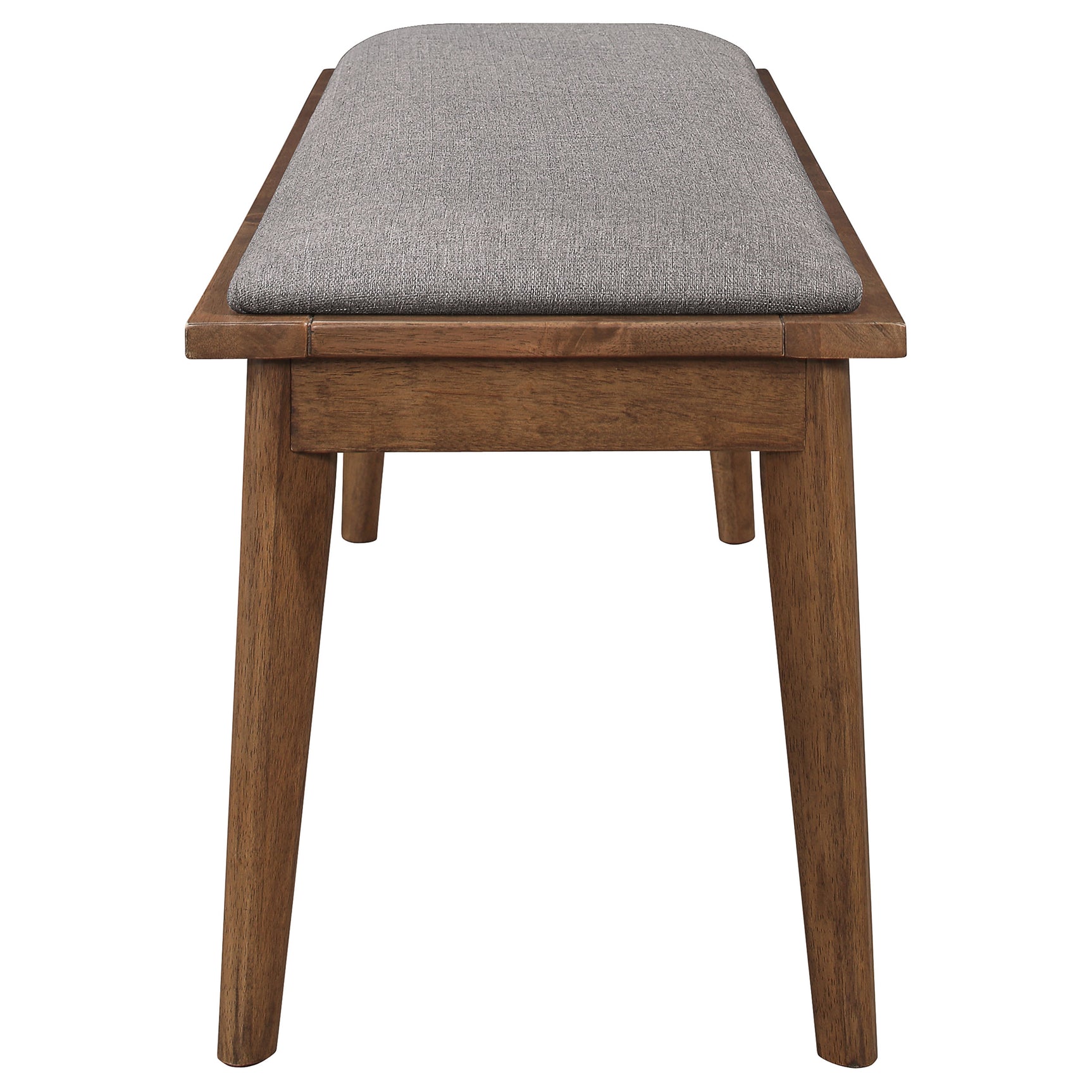 main view of dining set including butterfly leaf table