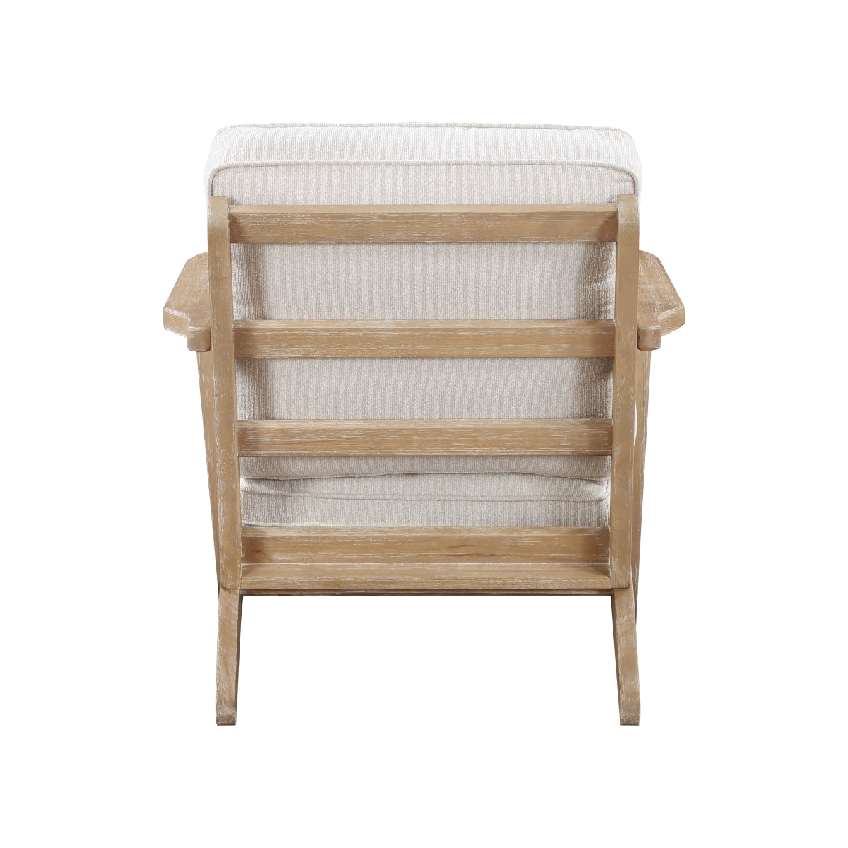 Close-up of beige upholstery on Chandler Accent Chair