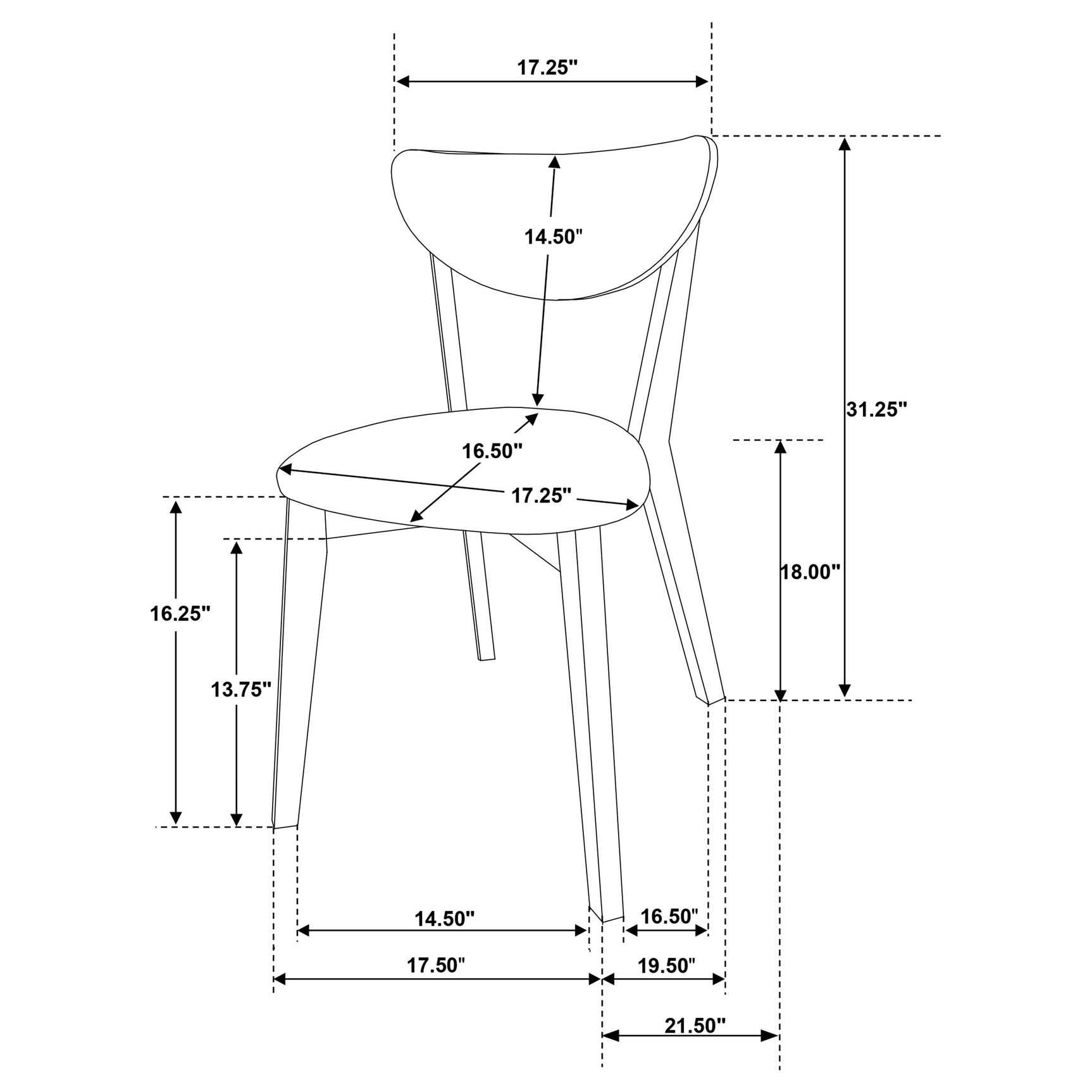 Another main perspective of the Elowen dining set
