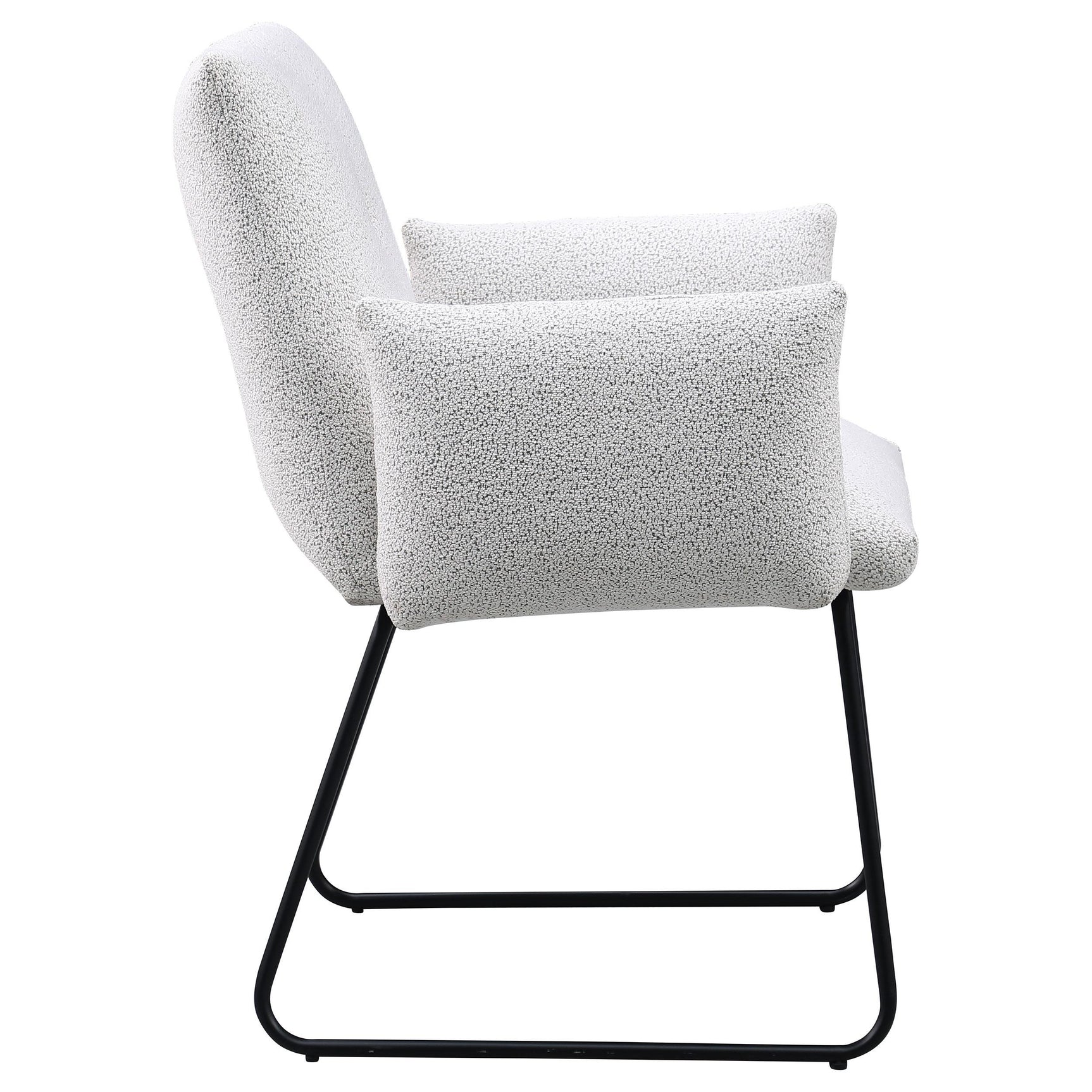 Ackland light grey upholstered dining side chair set of 2 seat angle