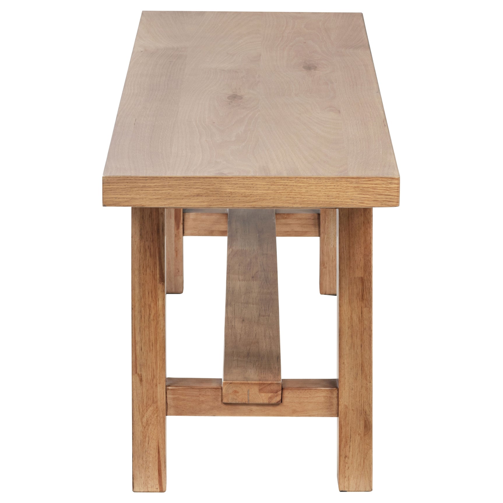 Middleton Natural Brown Extension Leaf dining table main view