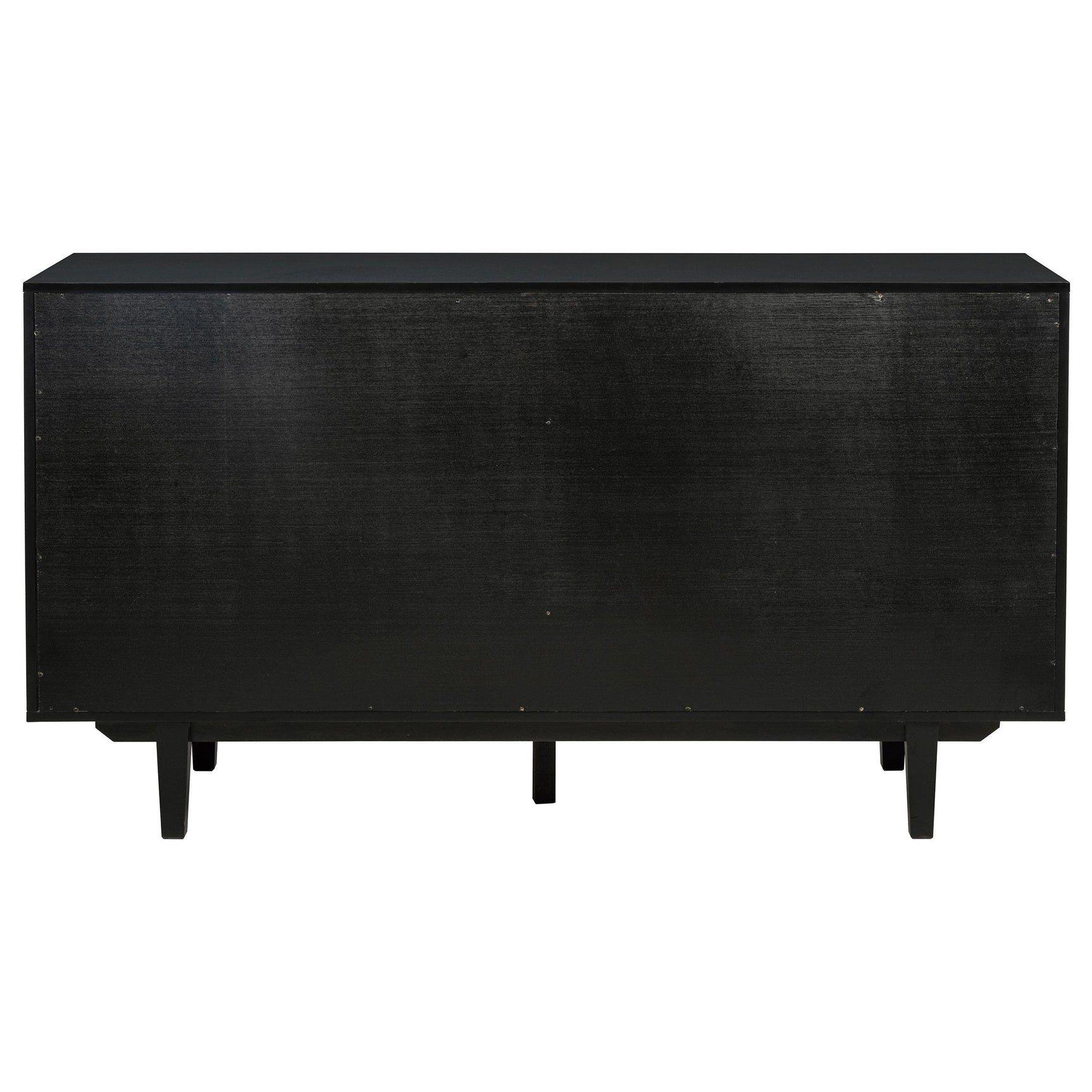 Middleton black 4-door sideboard server front view