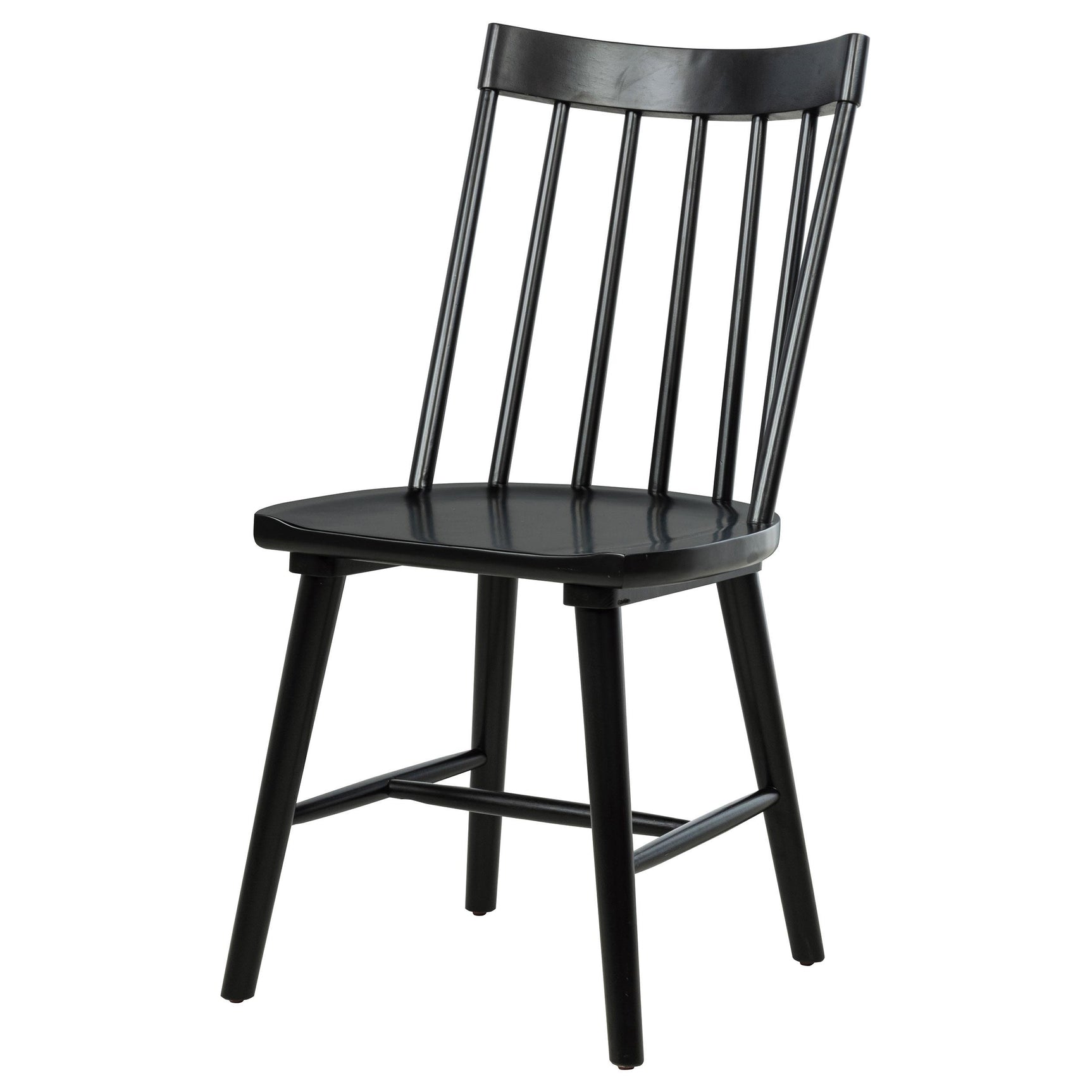 Detail of Middleton chair contoured scooping seat