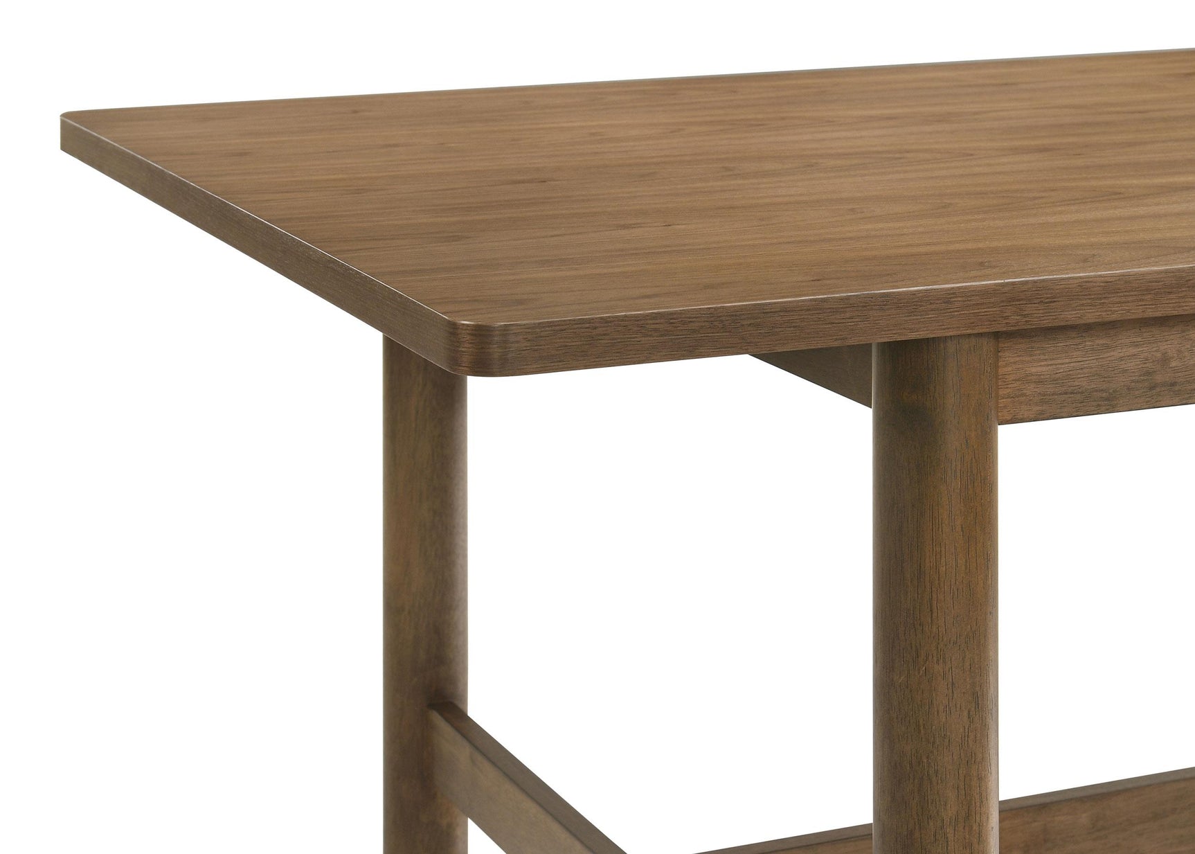 Corner angle highlighting wood grain