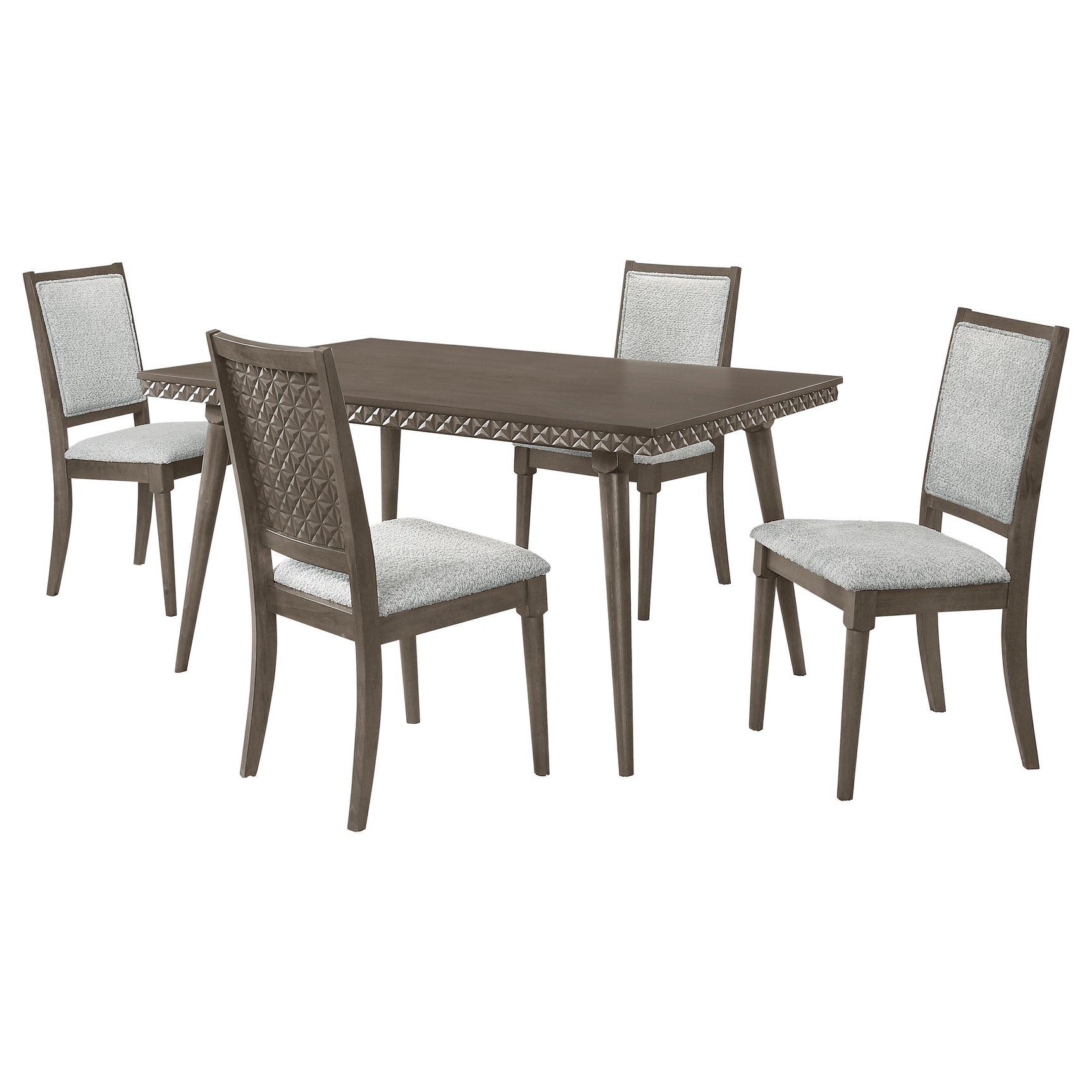Room view of Onslow Dark Gray 59-inch Rectangular Dining Set