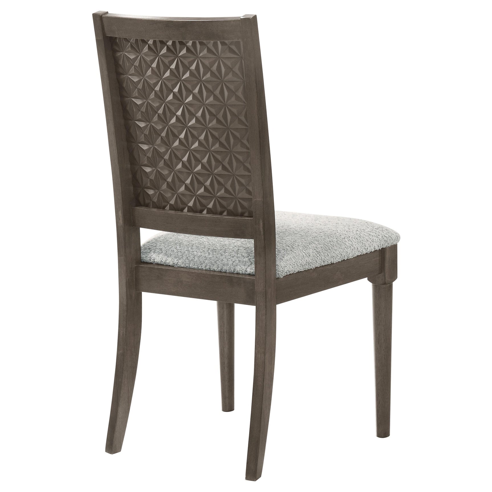 Onslow Upholstered Dining Side Chair dark brown assembly hardware