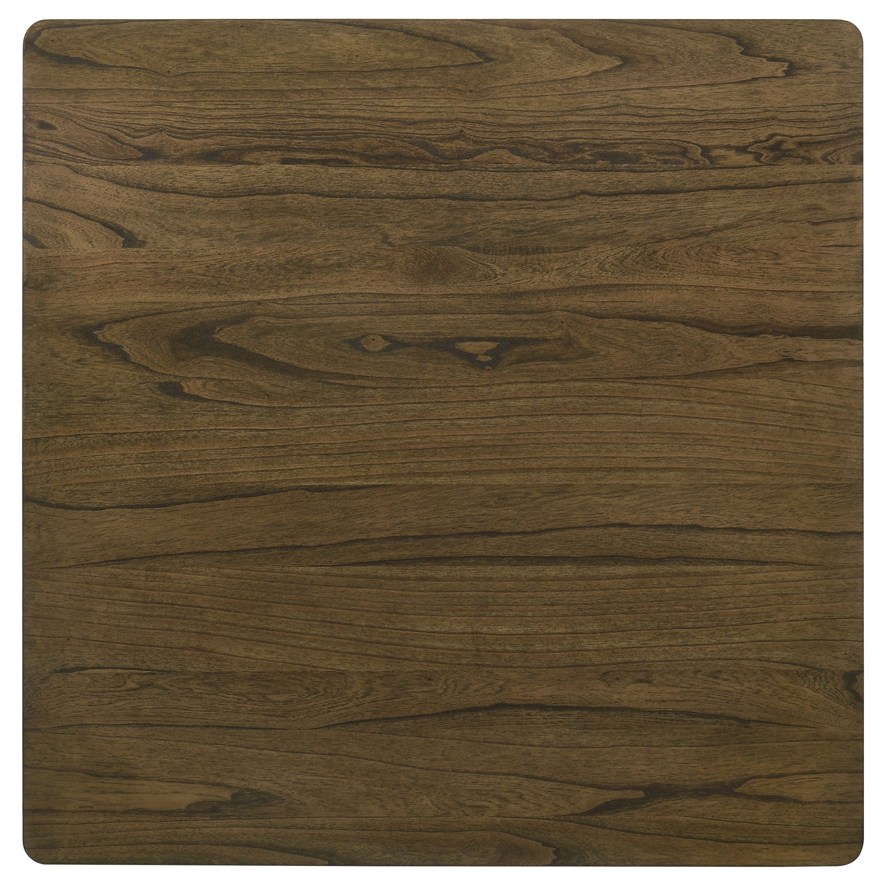 Close-up detail of wood grain on Canfield Brown table