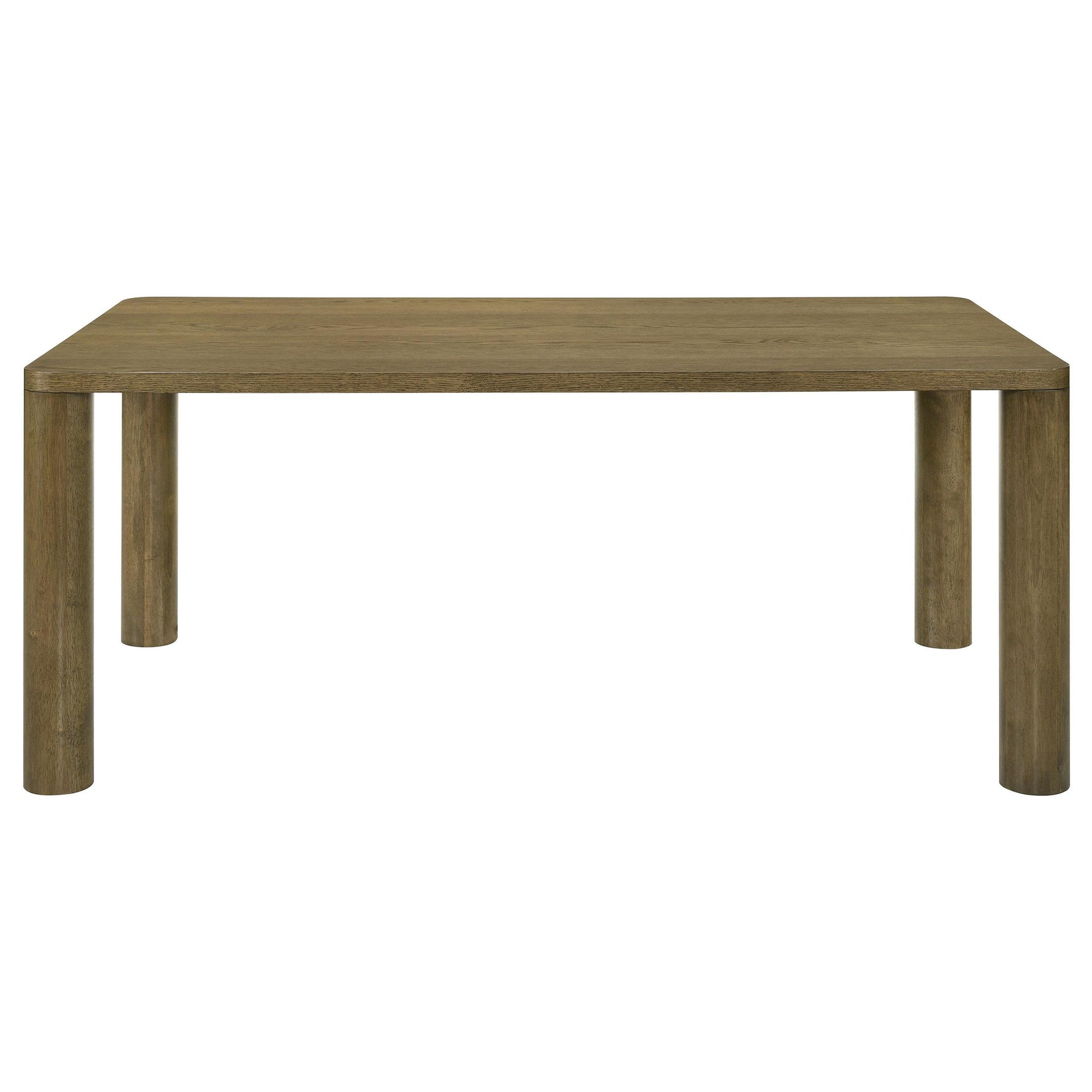 Castlewood dining table leg detail and wood grain