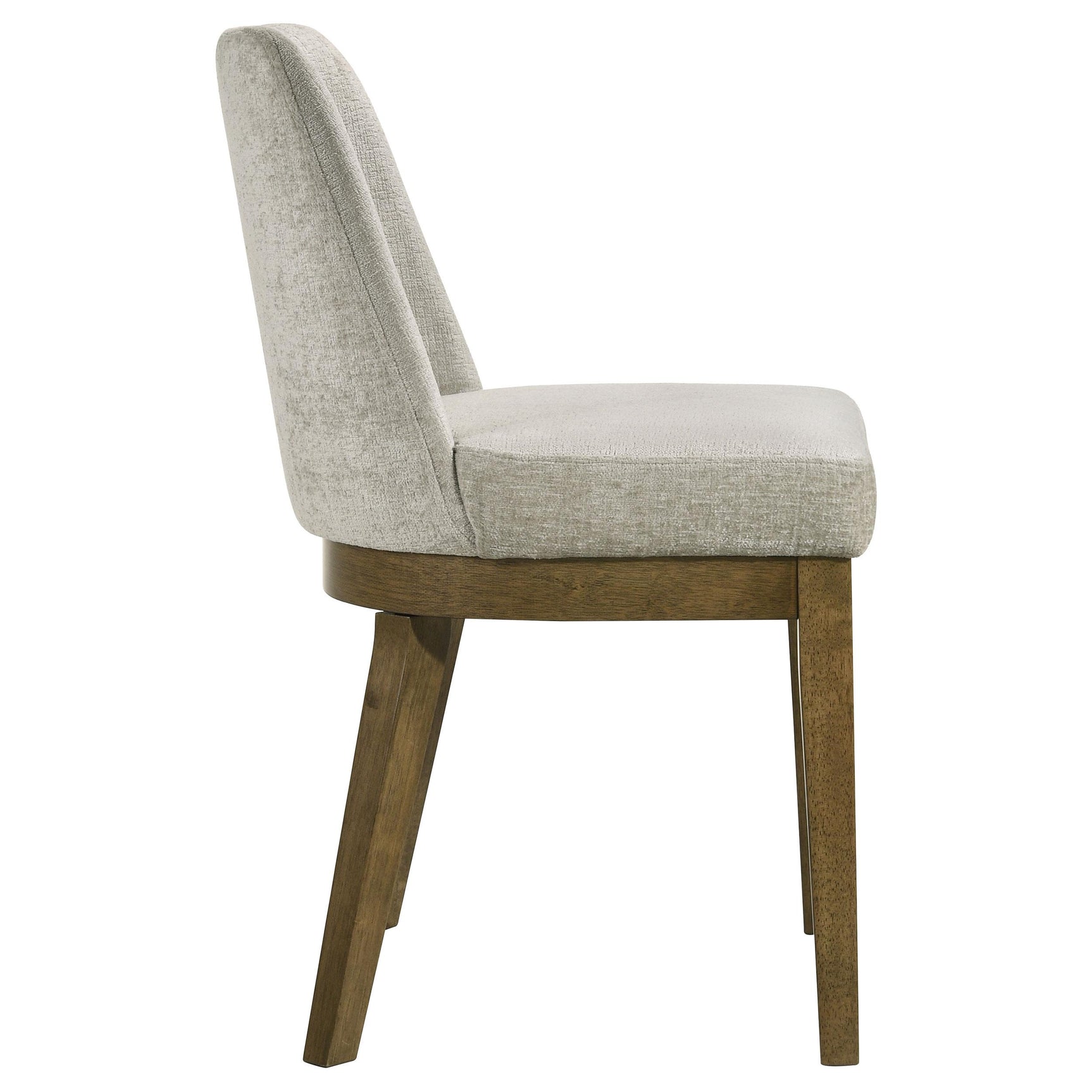 Top view of upholstery and seat shape