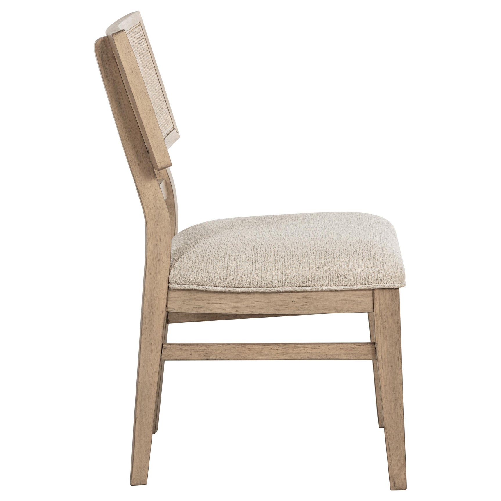 Kailani chair angled view showing oak veneer finish