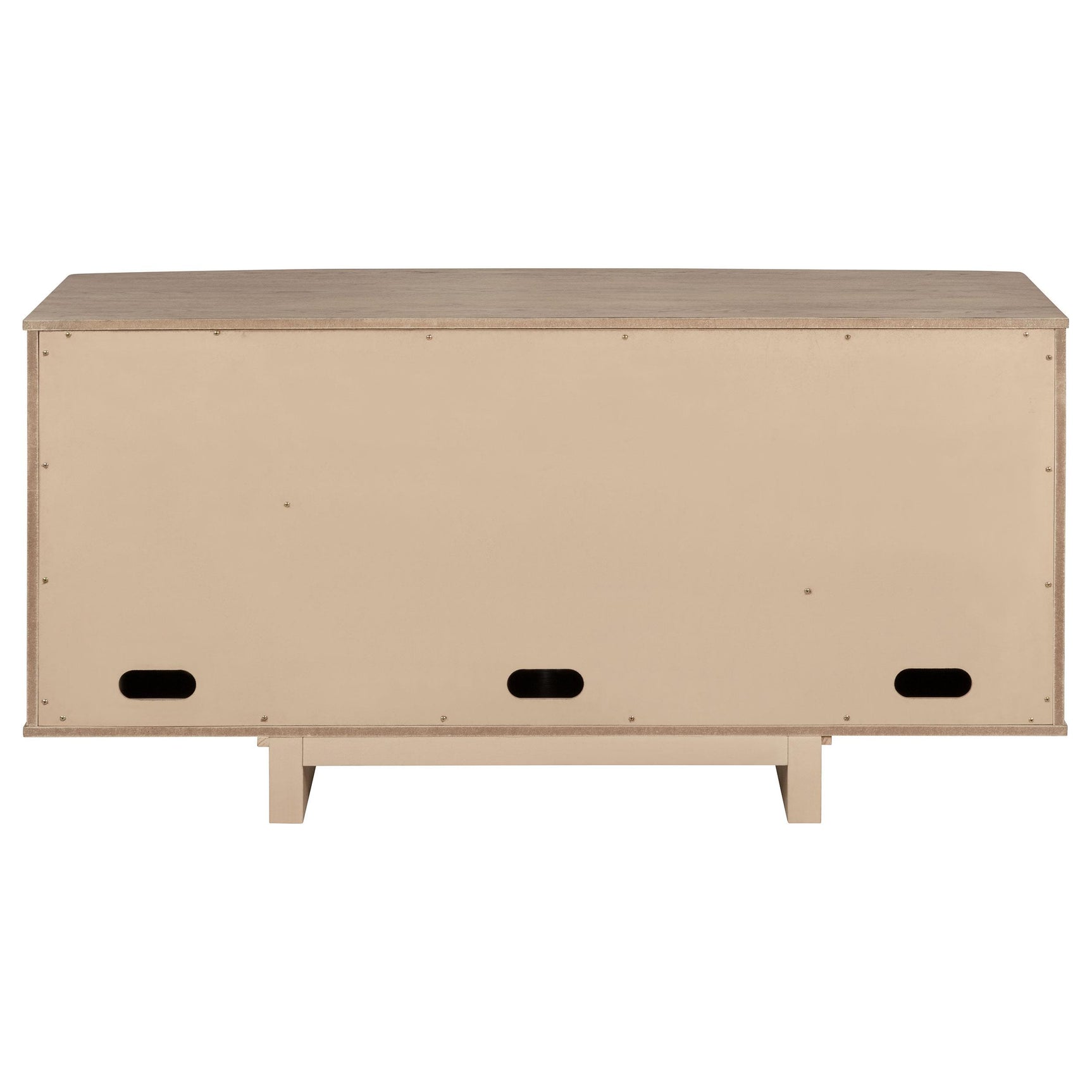 Kailani sideboard cabinet beige oak back view