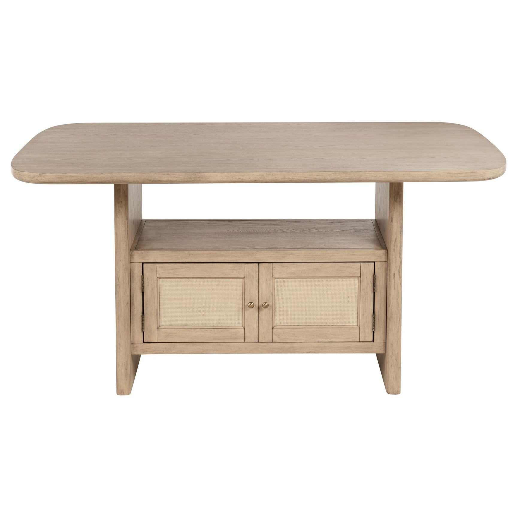 Close-up of cane detailing on Kailani Dining Table