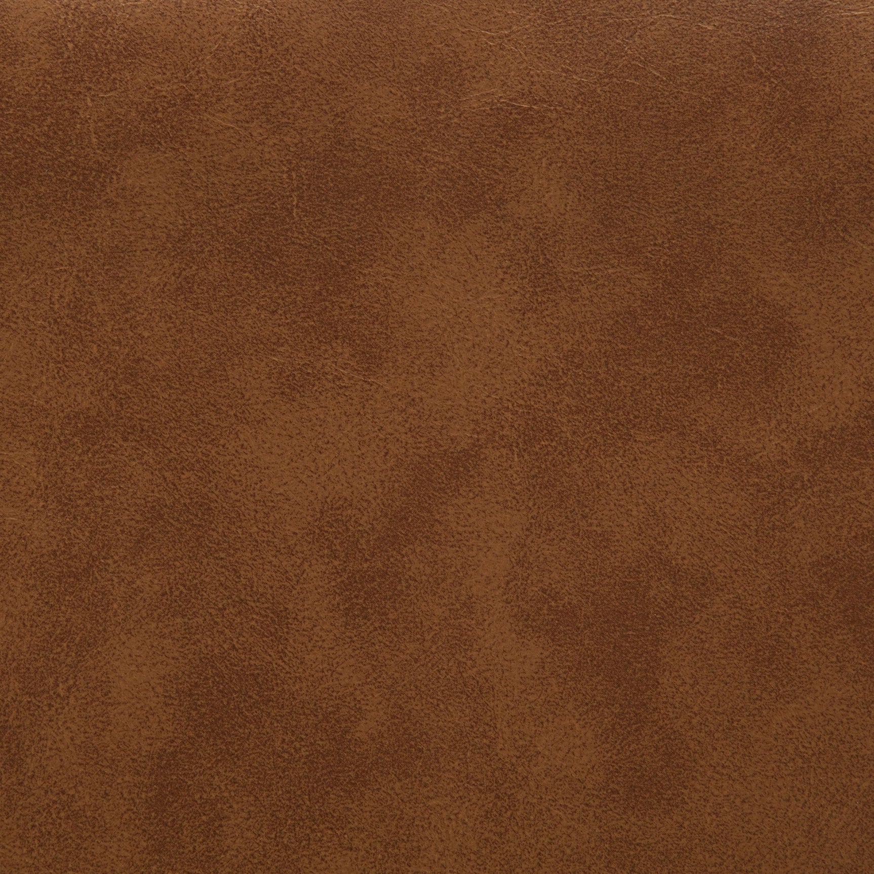 Aiken faux leather upholstered dining side chair in saddle brown, side view