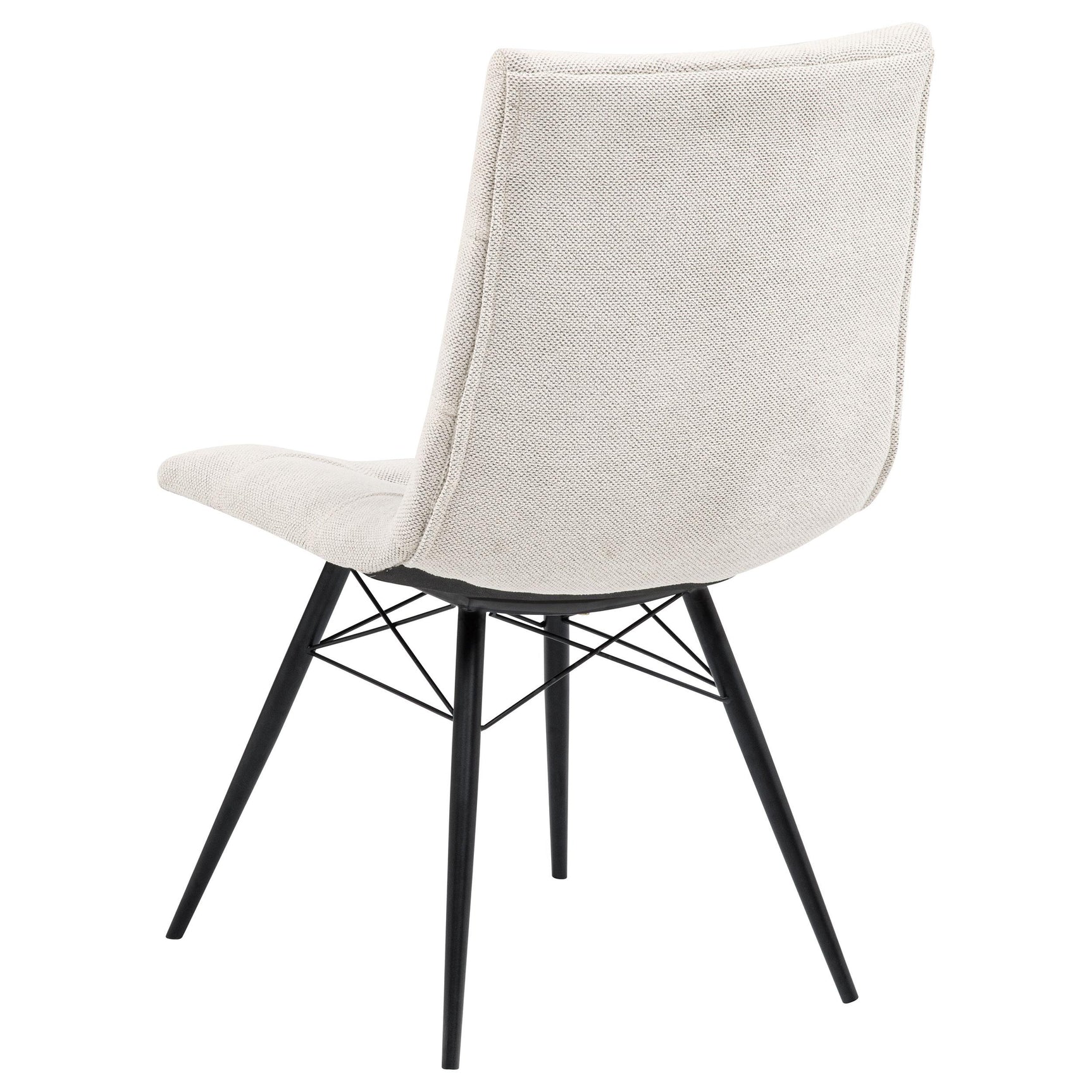 Front view of chair with seat dimensions visible