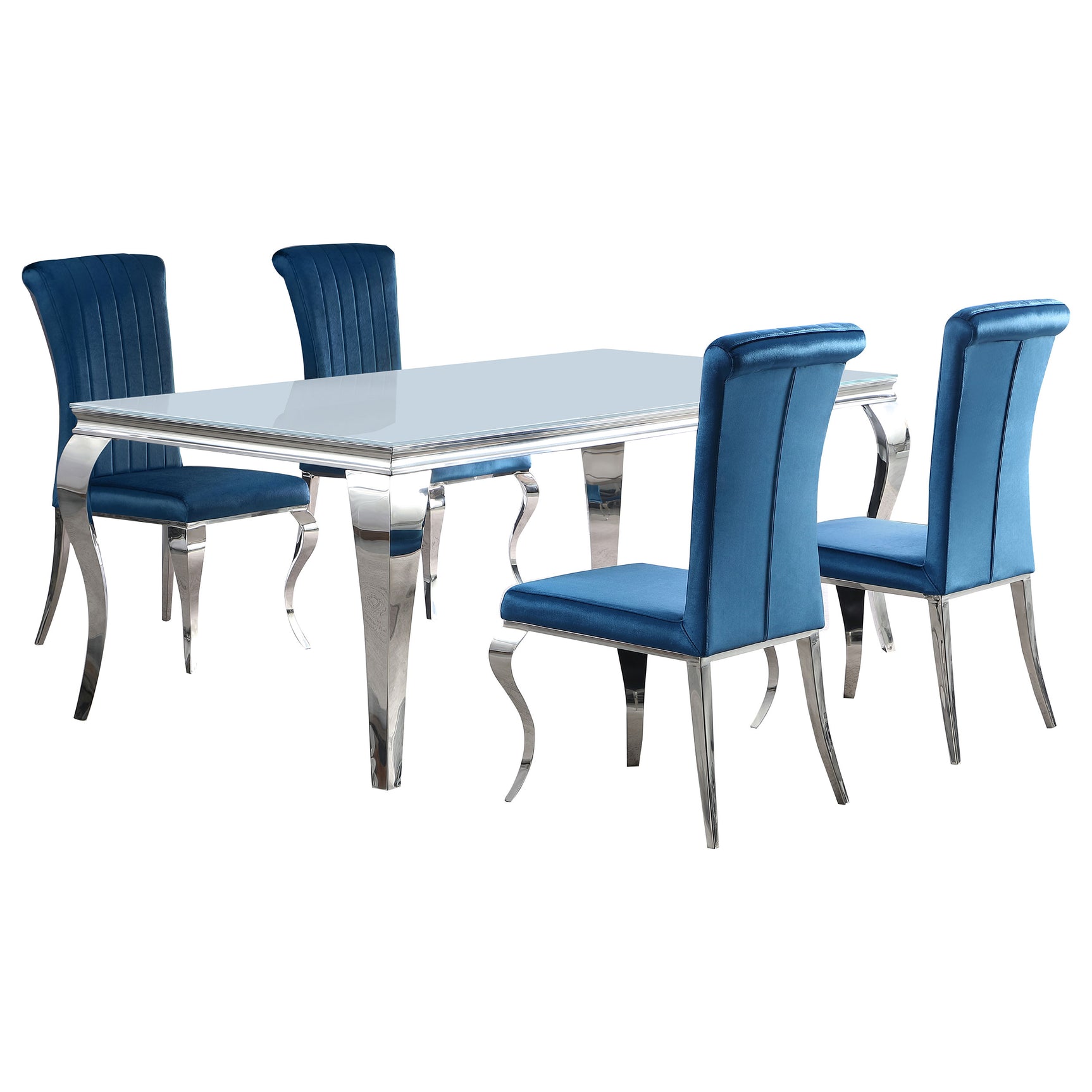 Carone dining set room view showing table and chairs