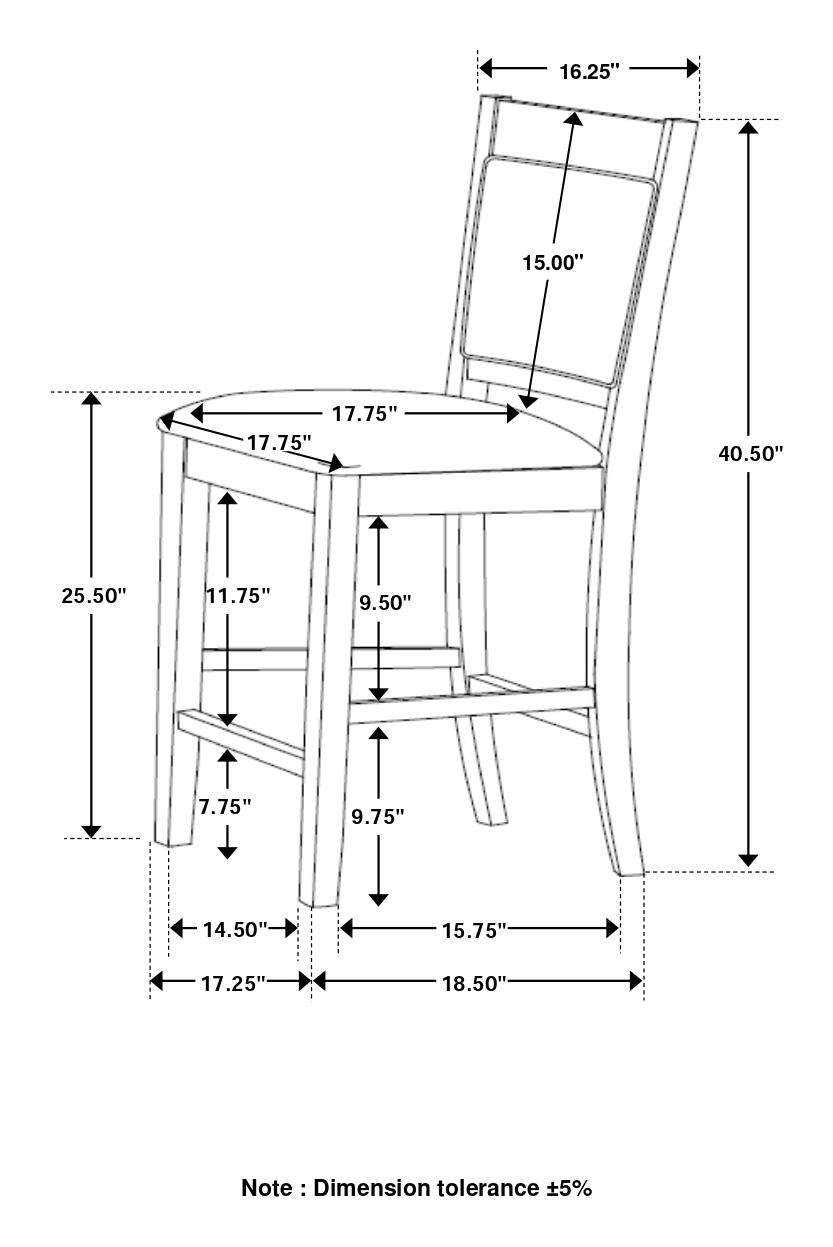Dining set illuminated by light