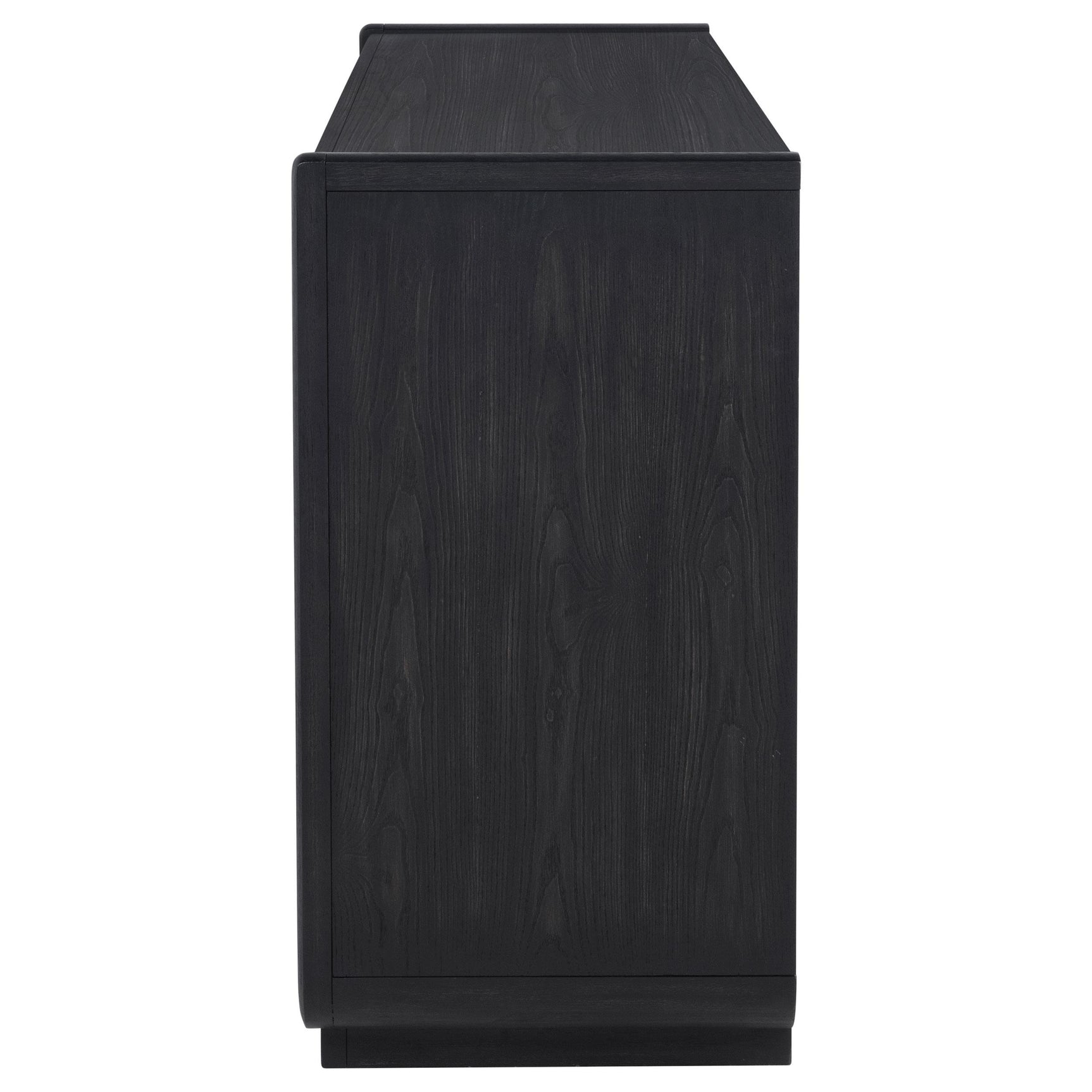 Leandro sideboard drawers showing felt lining