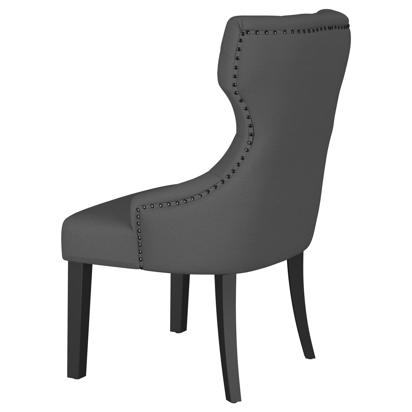 Florence Grey 126-inch Extension Dining Room Set chair detail close-up
